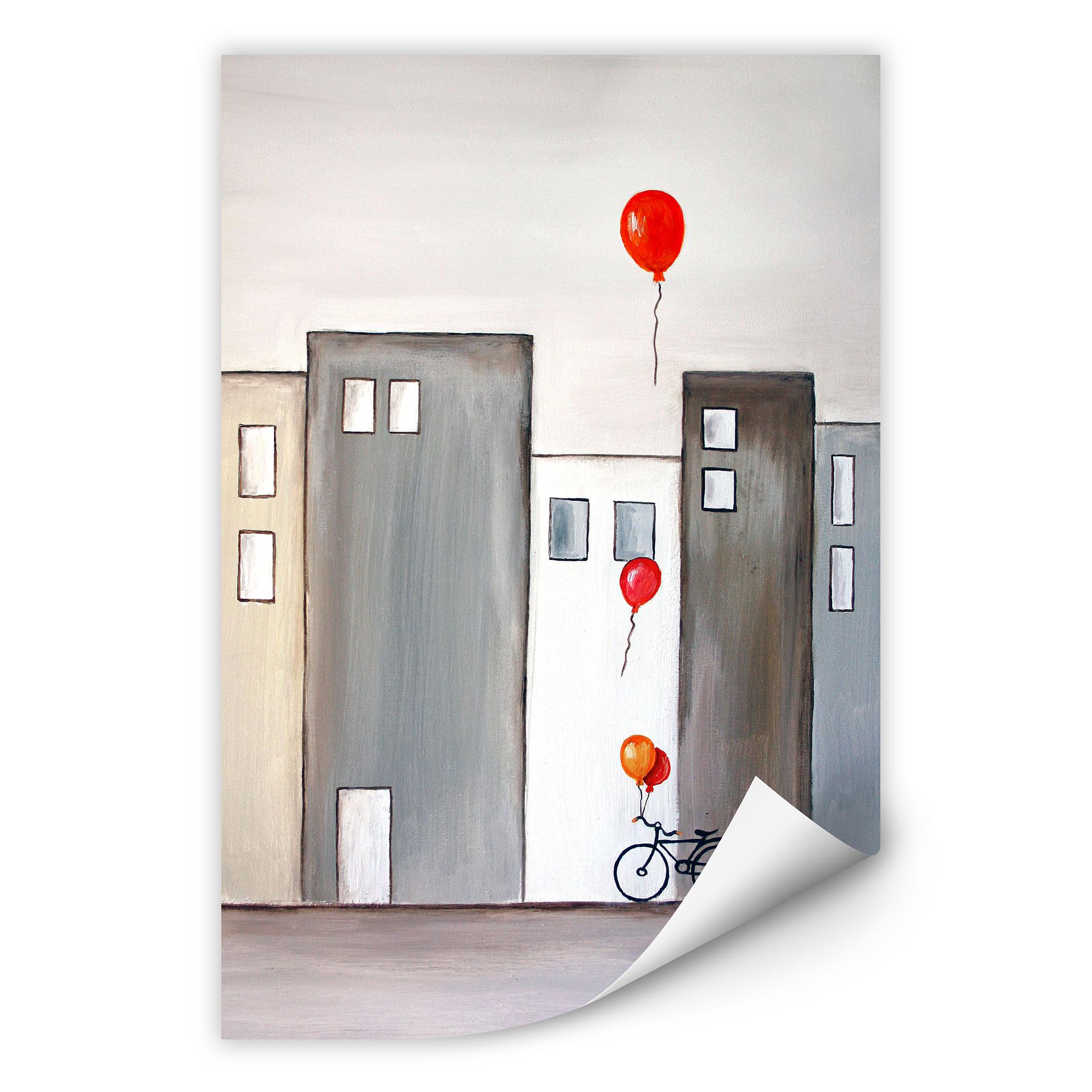 Zelfklevende Poster - Melz - Ballonnenverkoper
