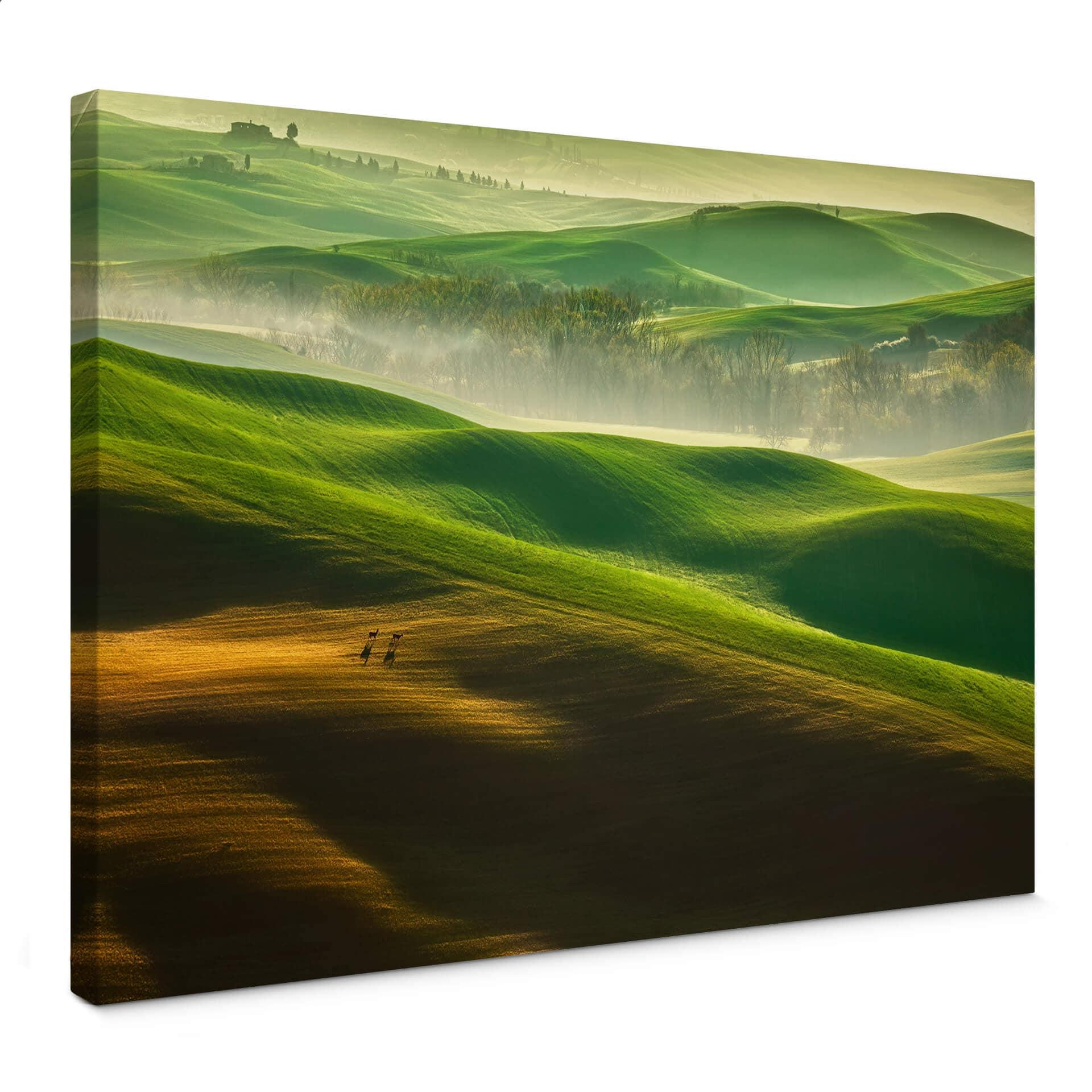 Canvasbillede - Browko - Green Meadow