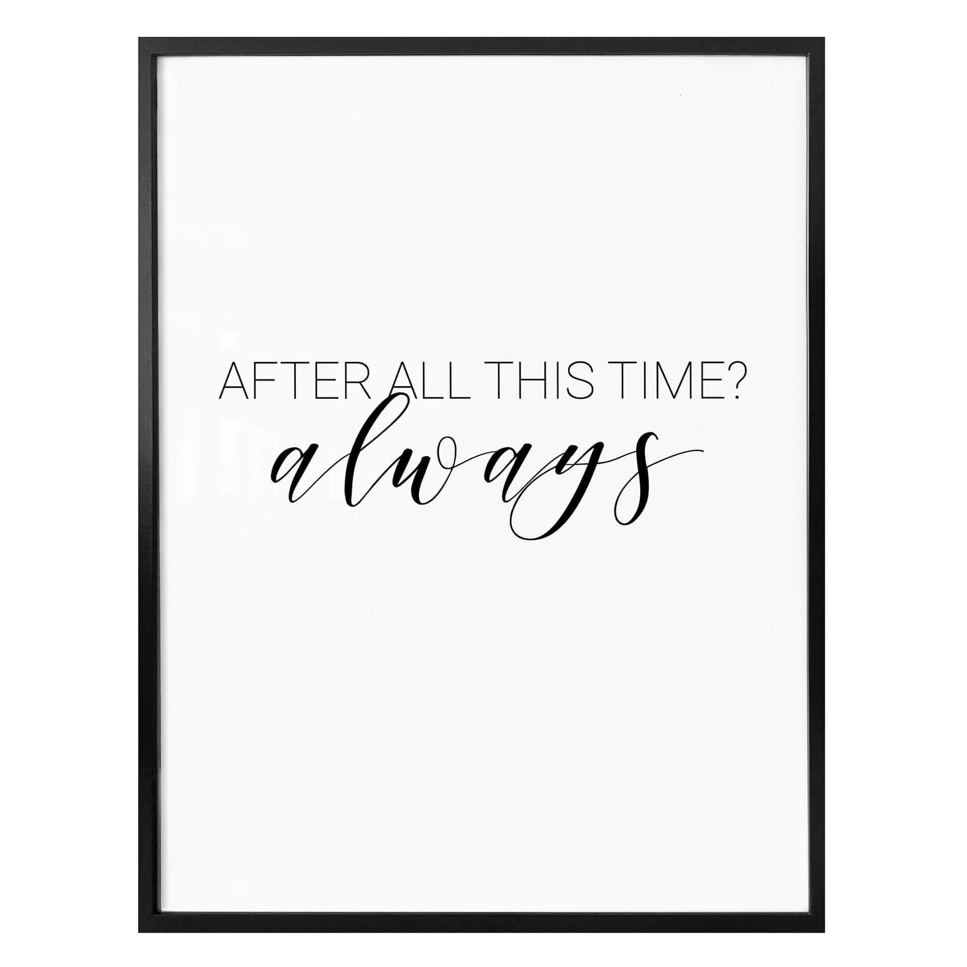 Plakat - After all this time