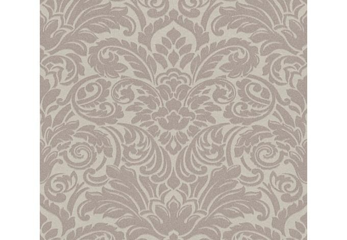Architects Paper Vliestapete Luxury wallpaper Barocktapete mit Ornamenten aus Glasperlen braun, meta