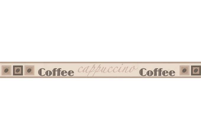 A.S. Création Bordüre Only Borders Borte Küche Kaffee selbstklebend beige, braun, creme