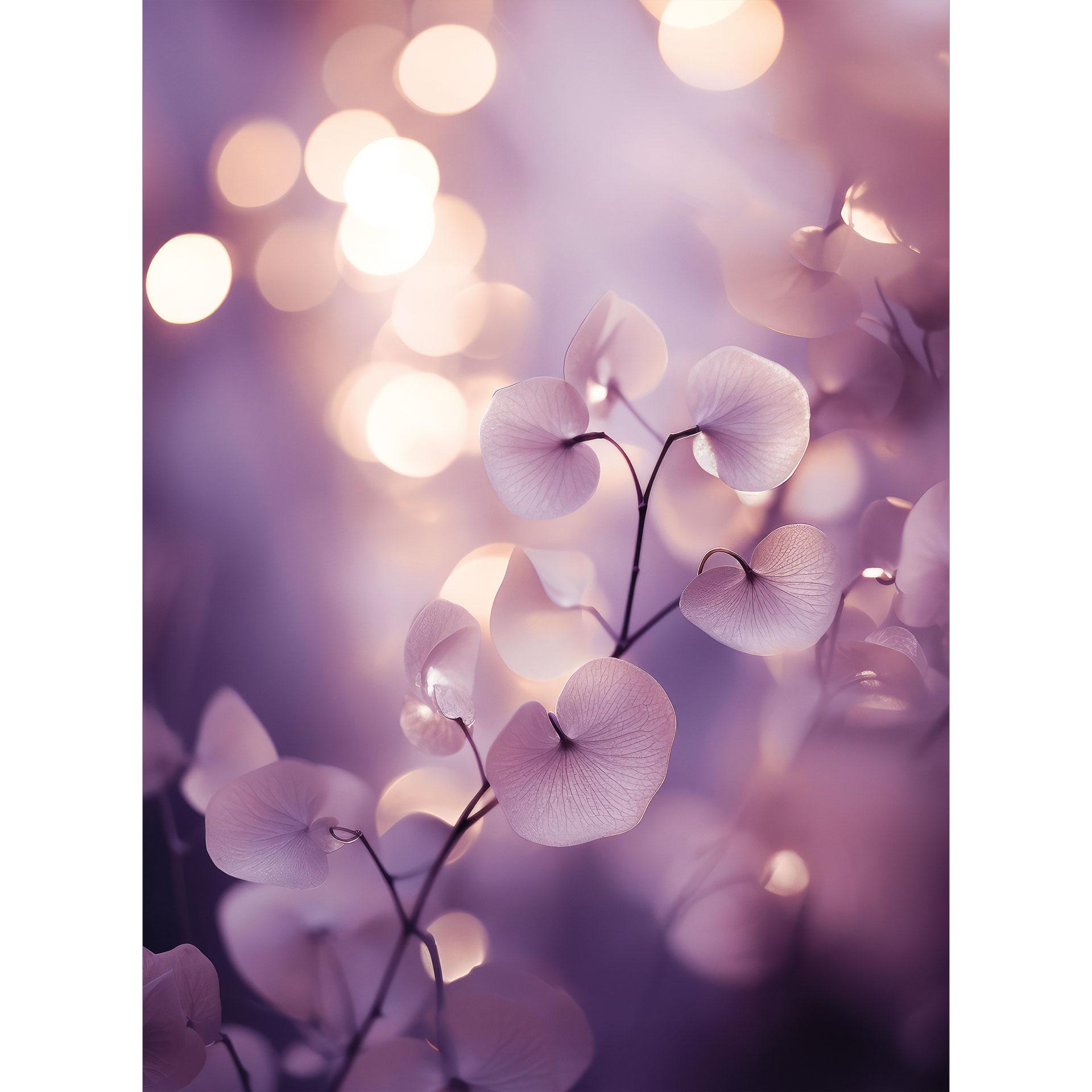 Gevoelige orchidee in paars | Bloemenbehang - Treechild