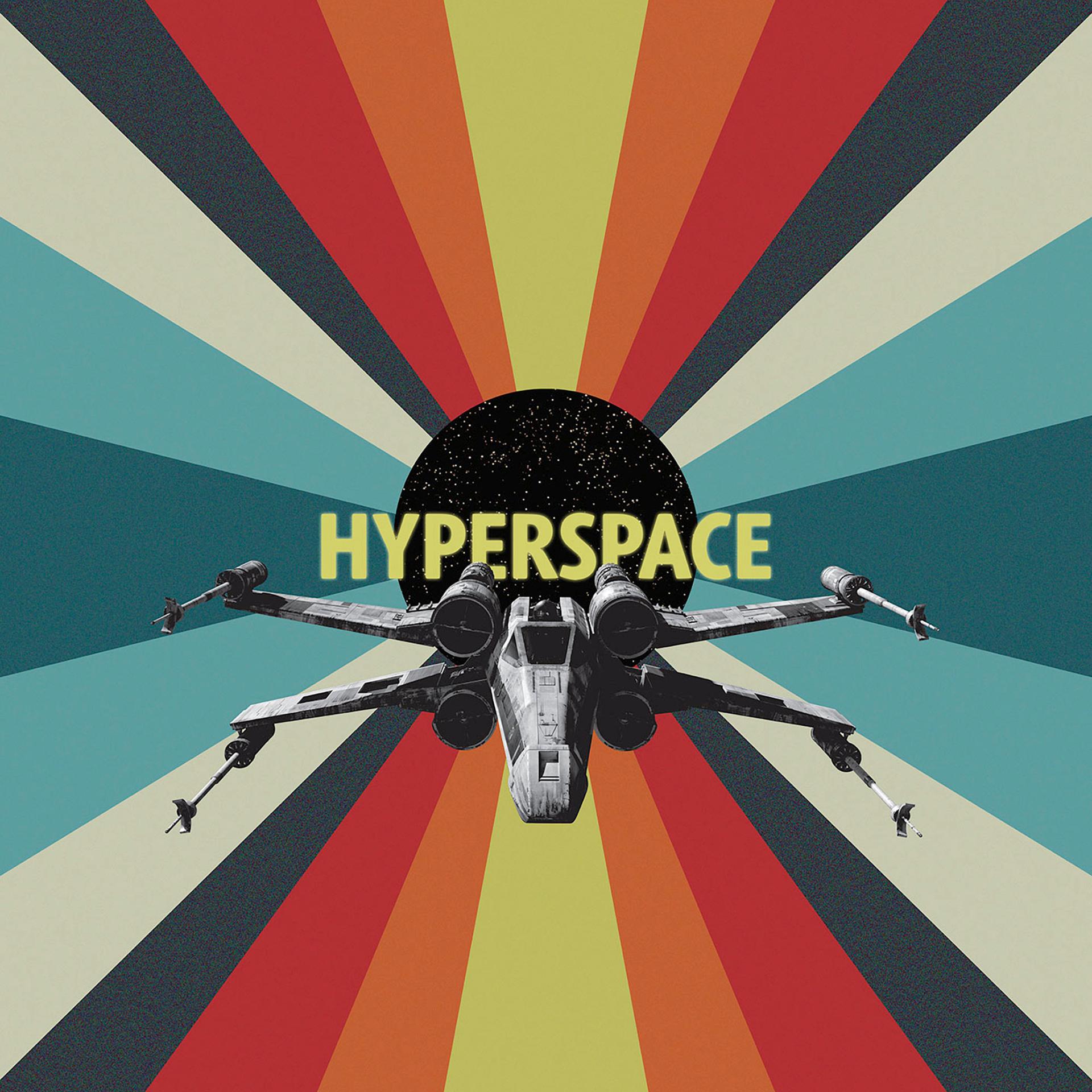 Vlies Fototapete - Star Wars Hyperspace - 200 x 280 cm