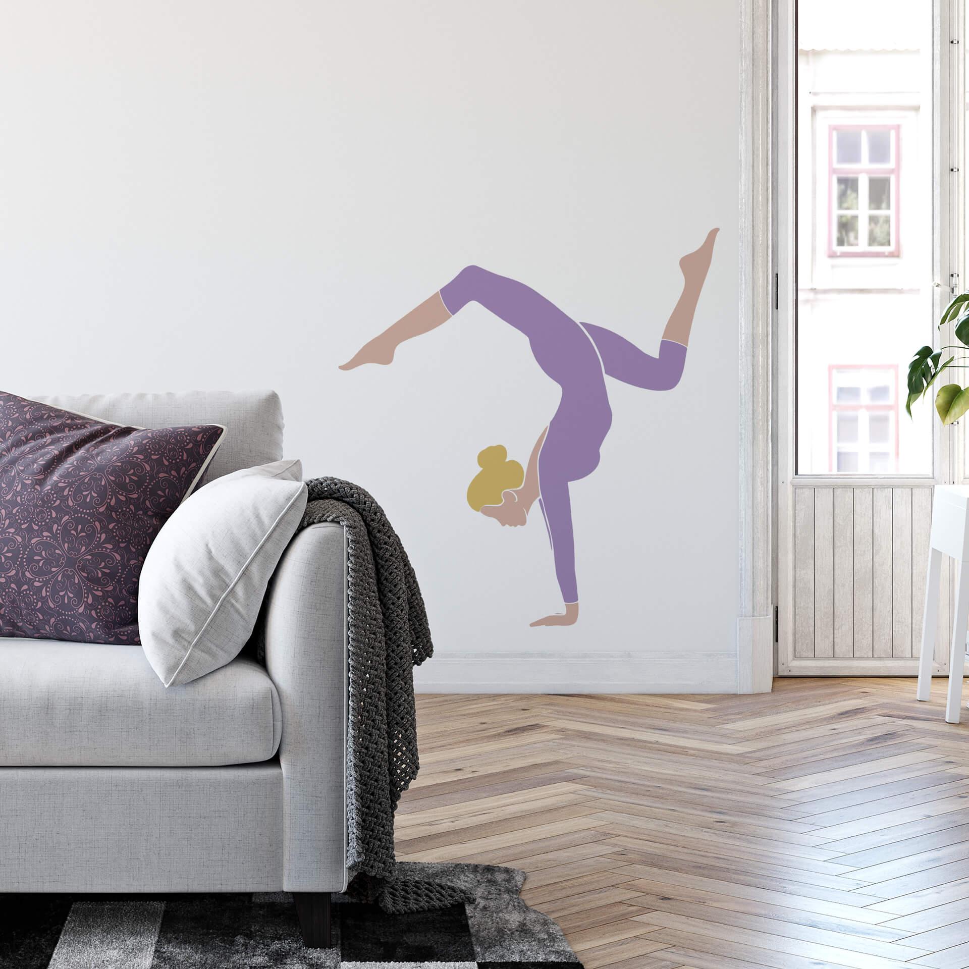 Adesivo murale Yoga - Verticale