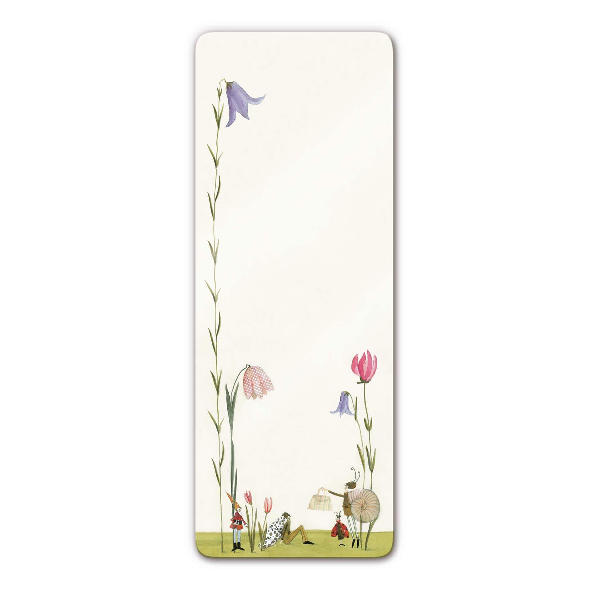 Glasschilderij Leffler - Hoge bloem