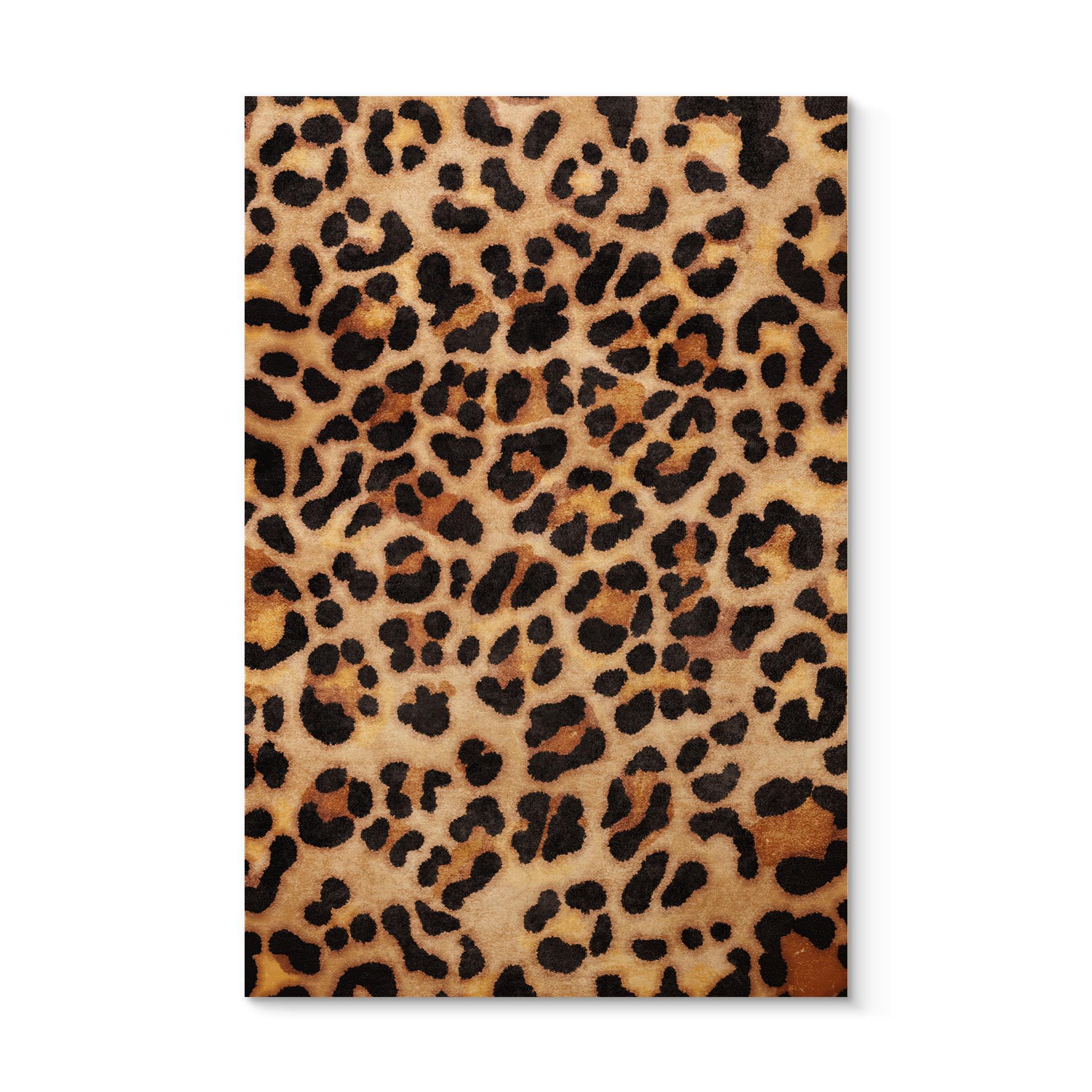 Billede af træ Vild leopard - dyreprint - Tunaboylu