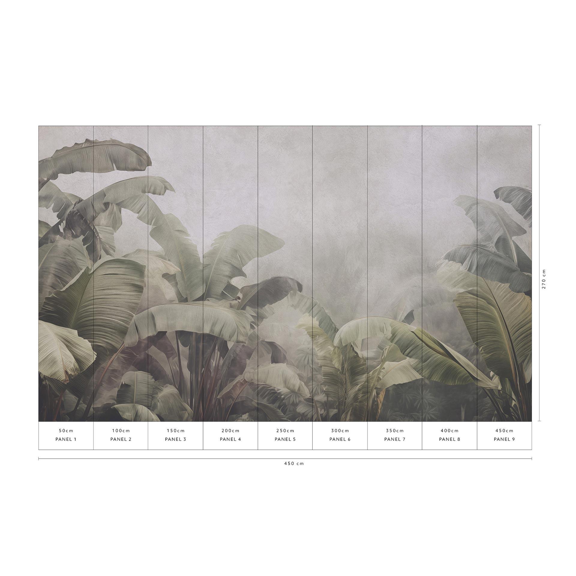 Landschap behang Big Pictures groen 4.50 x 2.70 m