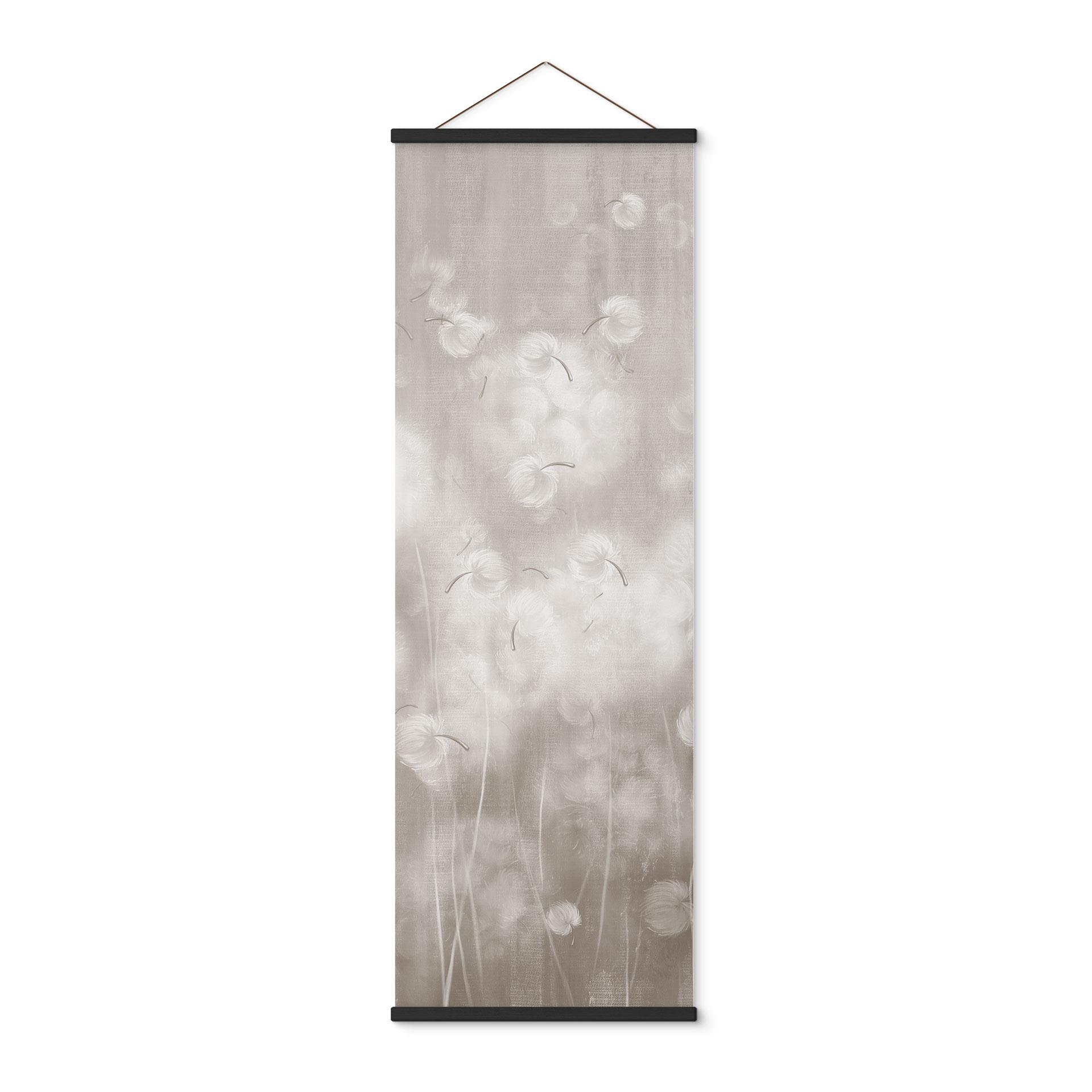 Textielposter Dandelions Dream in Beige - Ms Tiff - Panorama