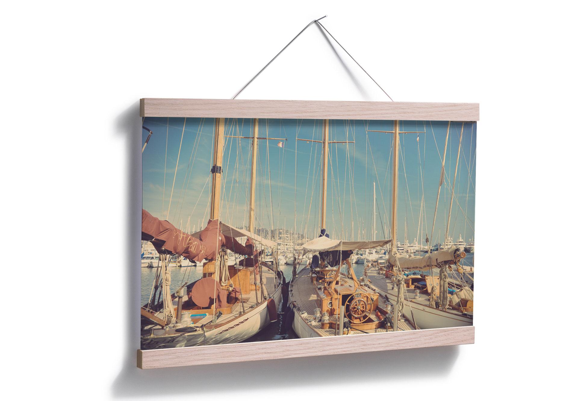 Poster - Barche a vela nel porto