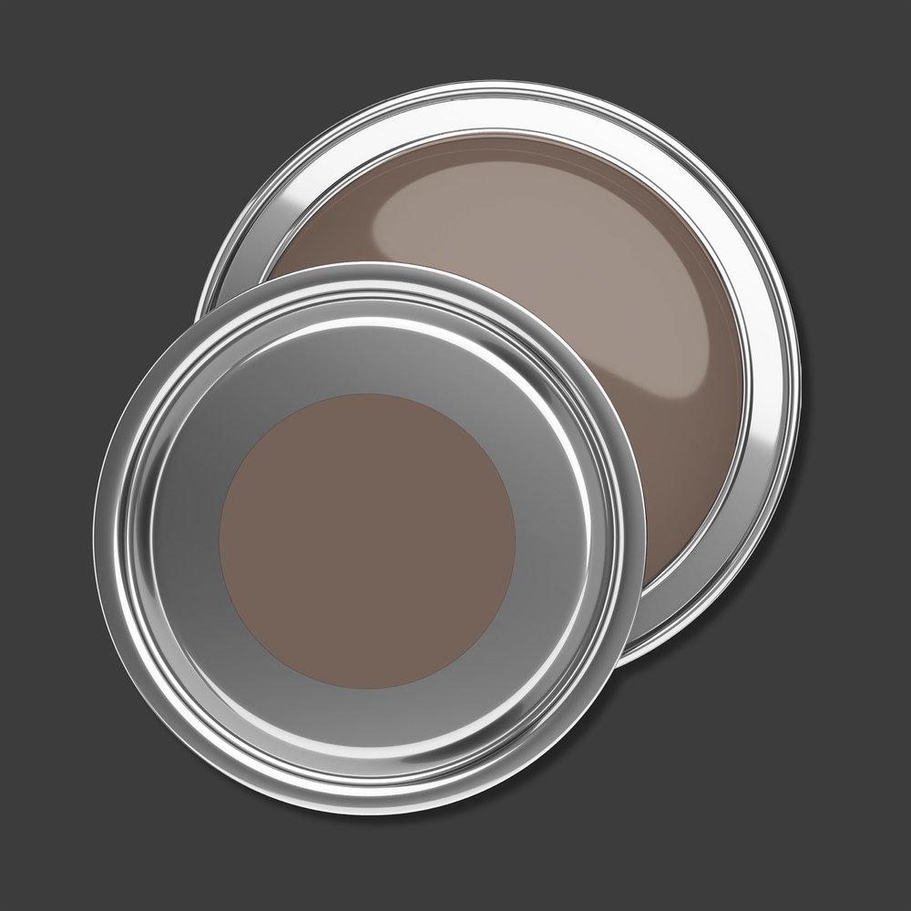 Premium Wandfarbe Braun - Tuchmatte Innenwandfarbe - PURO c7021 soothing brown