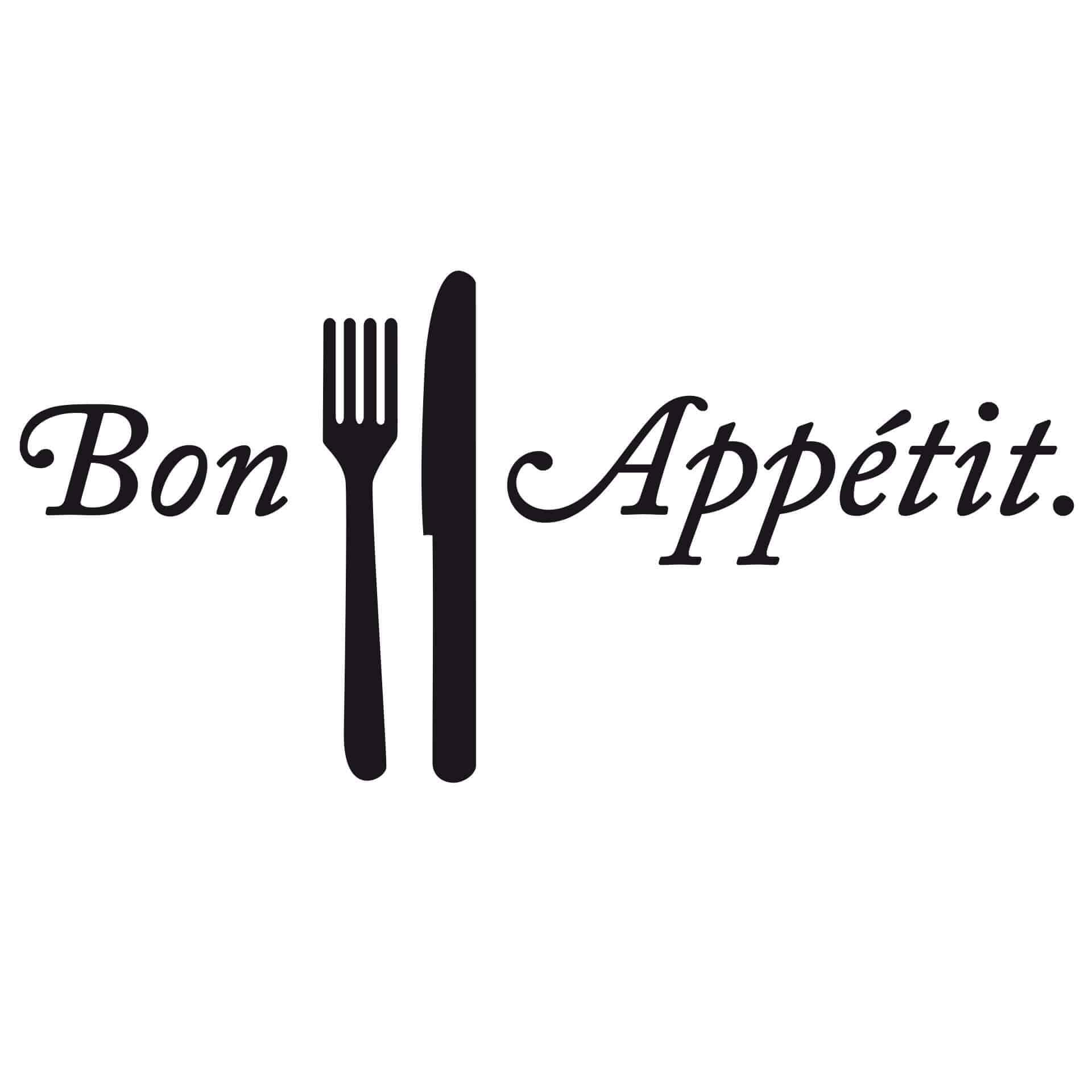 Adesivo murale - Bon Appétit