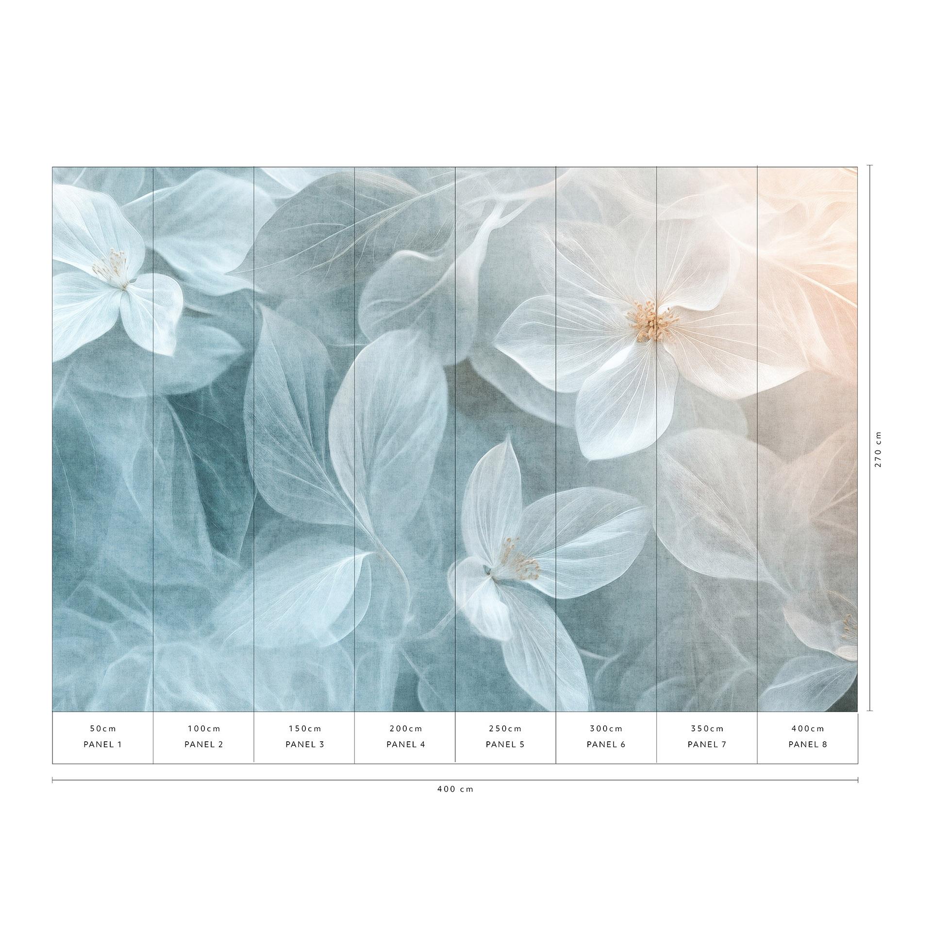 Fotomurale Guido Maria Kretschmer Dreaming Garden - Edizione d'arte 2 blu chiaro