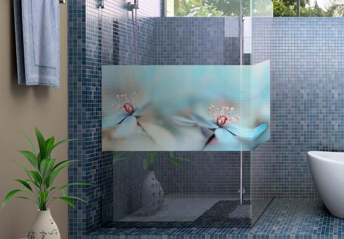 Westum privacy film - Flores delicadas - Panorama