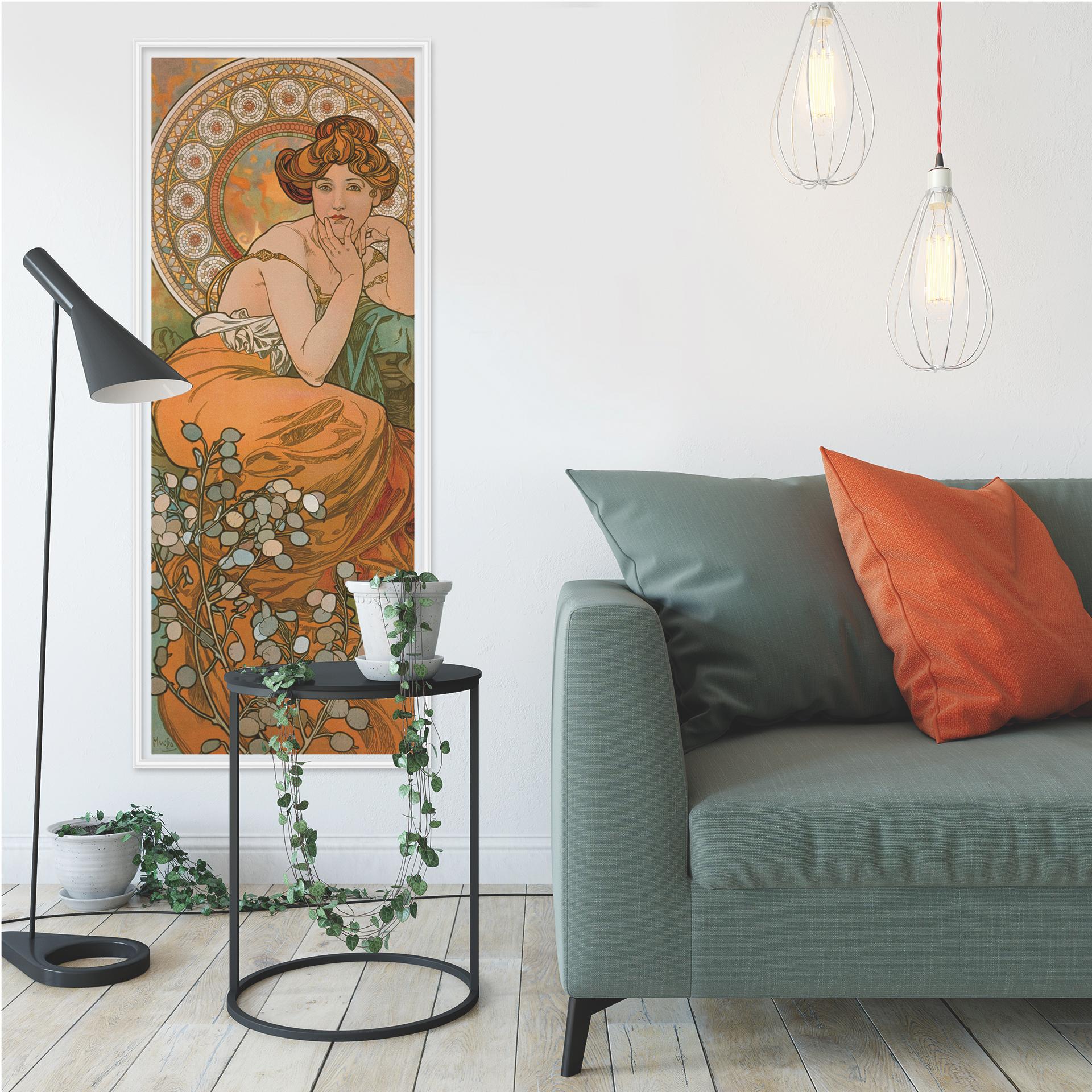 Wallprint W - Mucha - Edelsteine: Topas