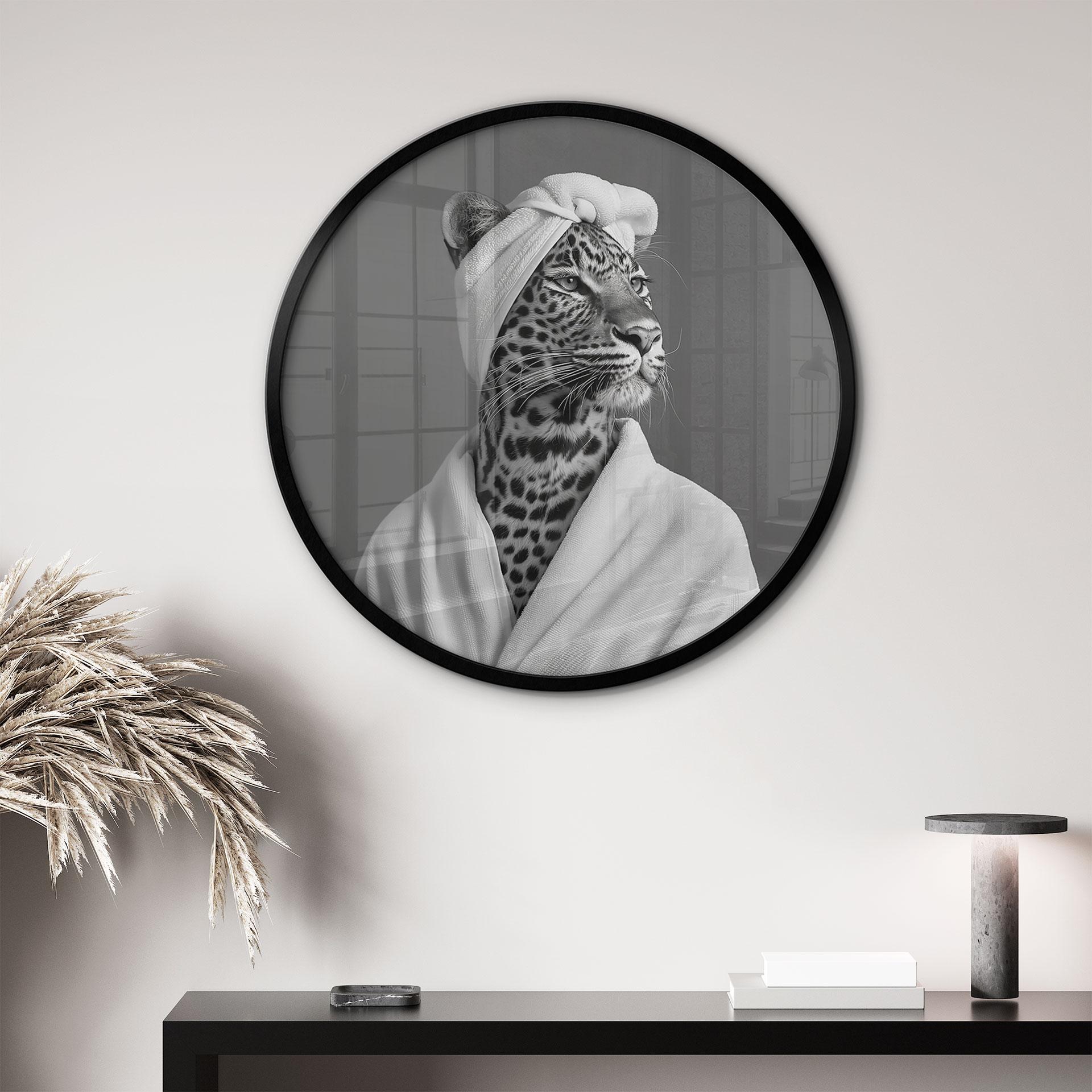 Plakat Royale Spa time-out med leopard - Rahner - Runde