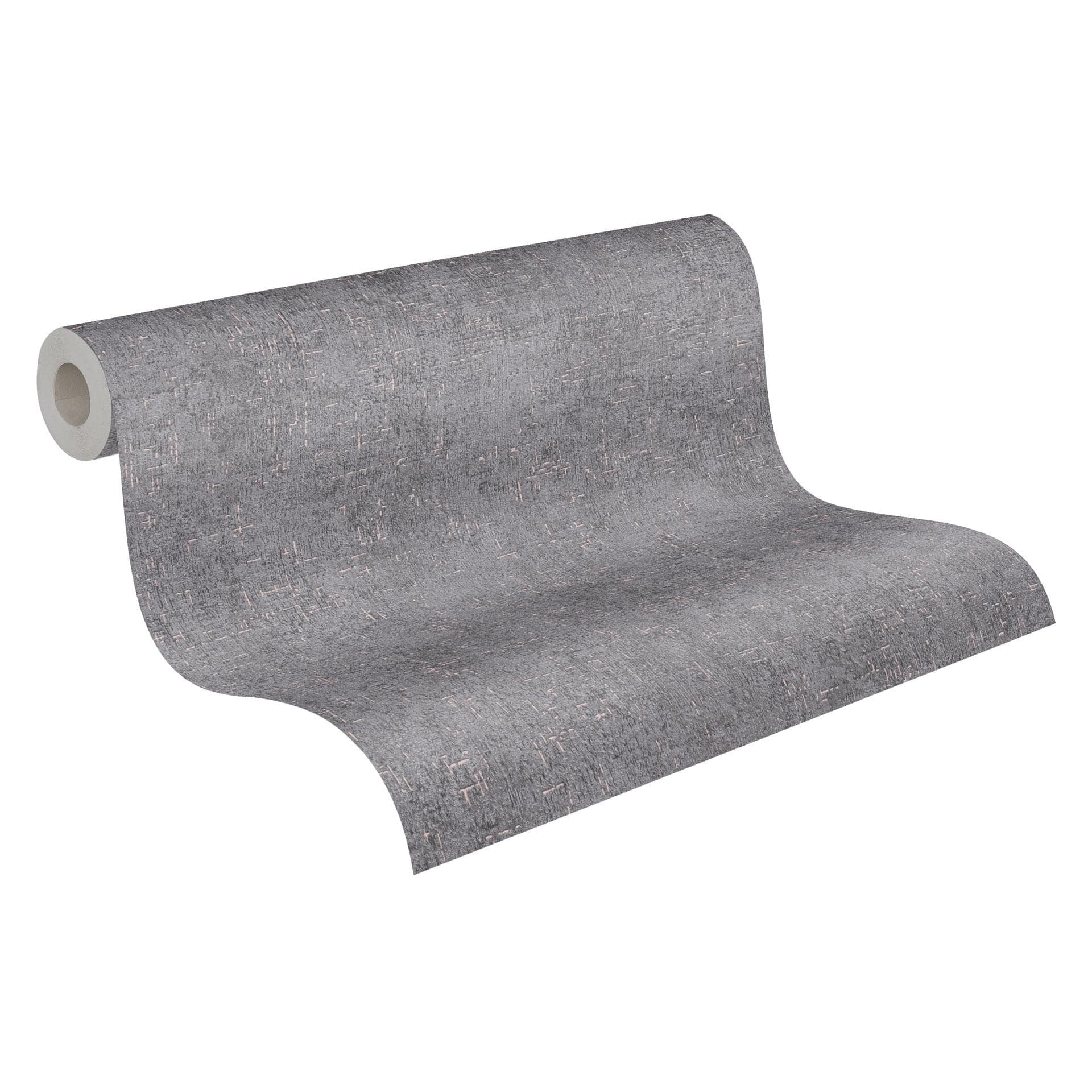 A.S. Création Trendwall 2 - Papier peint intissé uni, gris
