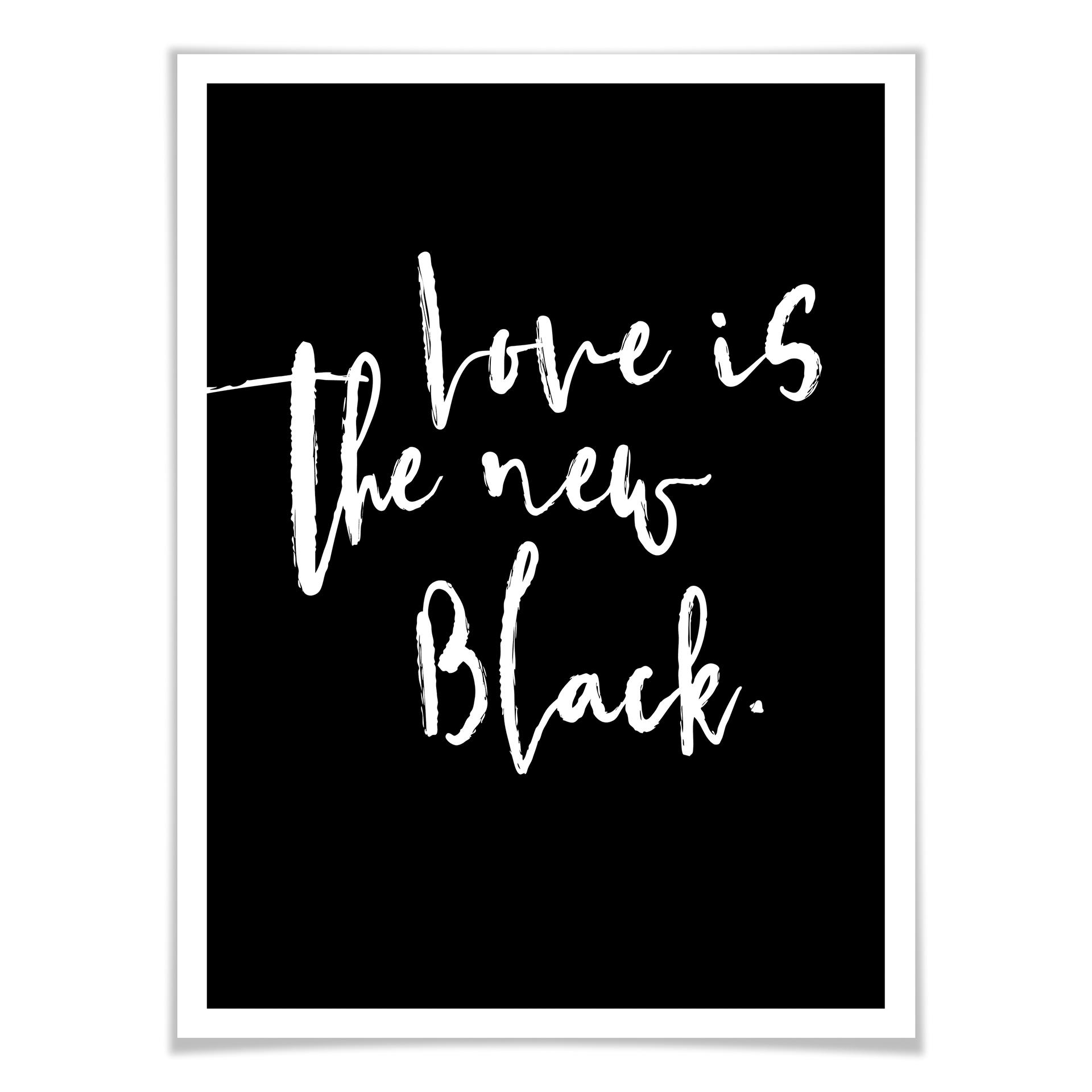 Póster - El amor es el nuevo negro