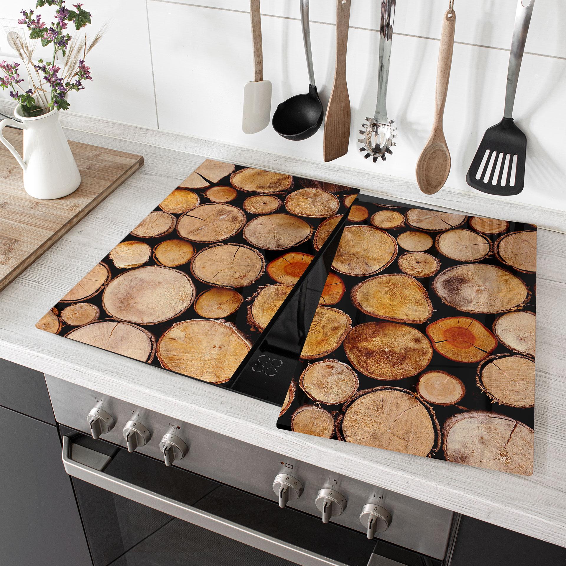Wood Slices dækplade til kogeplader