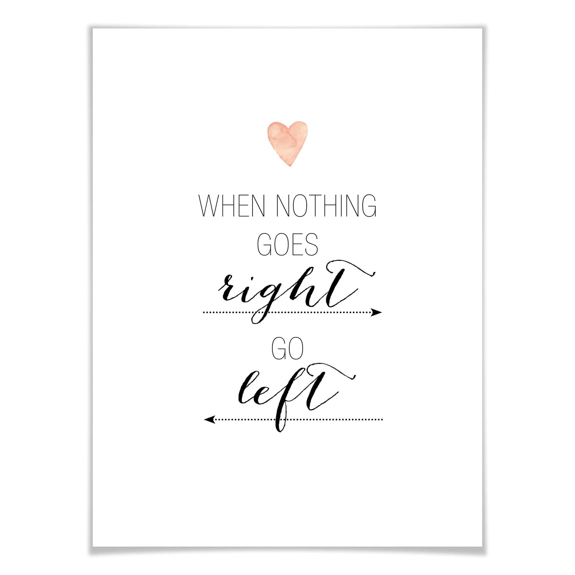 Plakat Confetti & Cream - Kiedy nic nie idzie dobrze