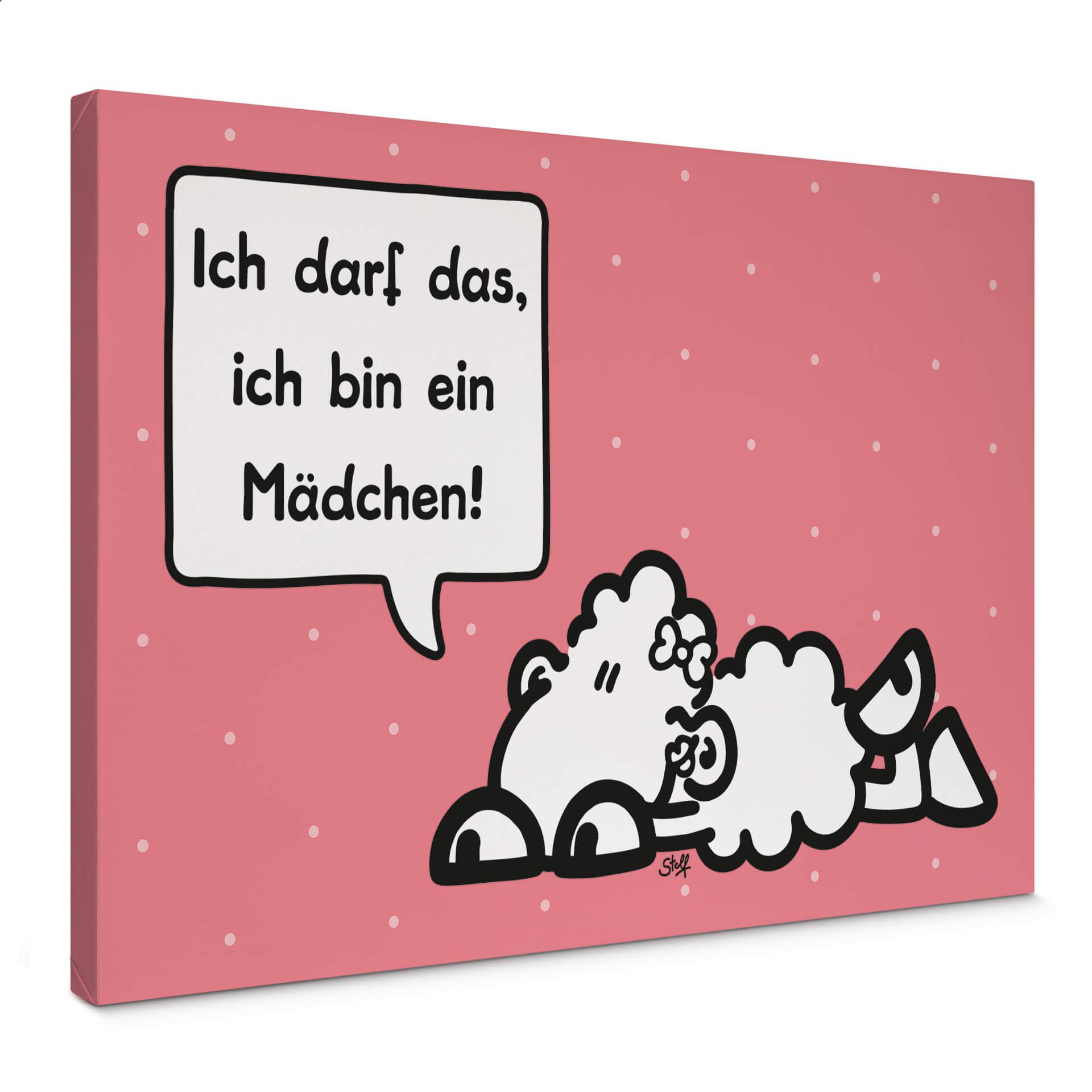 Leinwandbild sheepworld Worthelden Mädchen