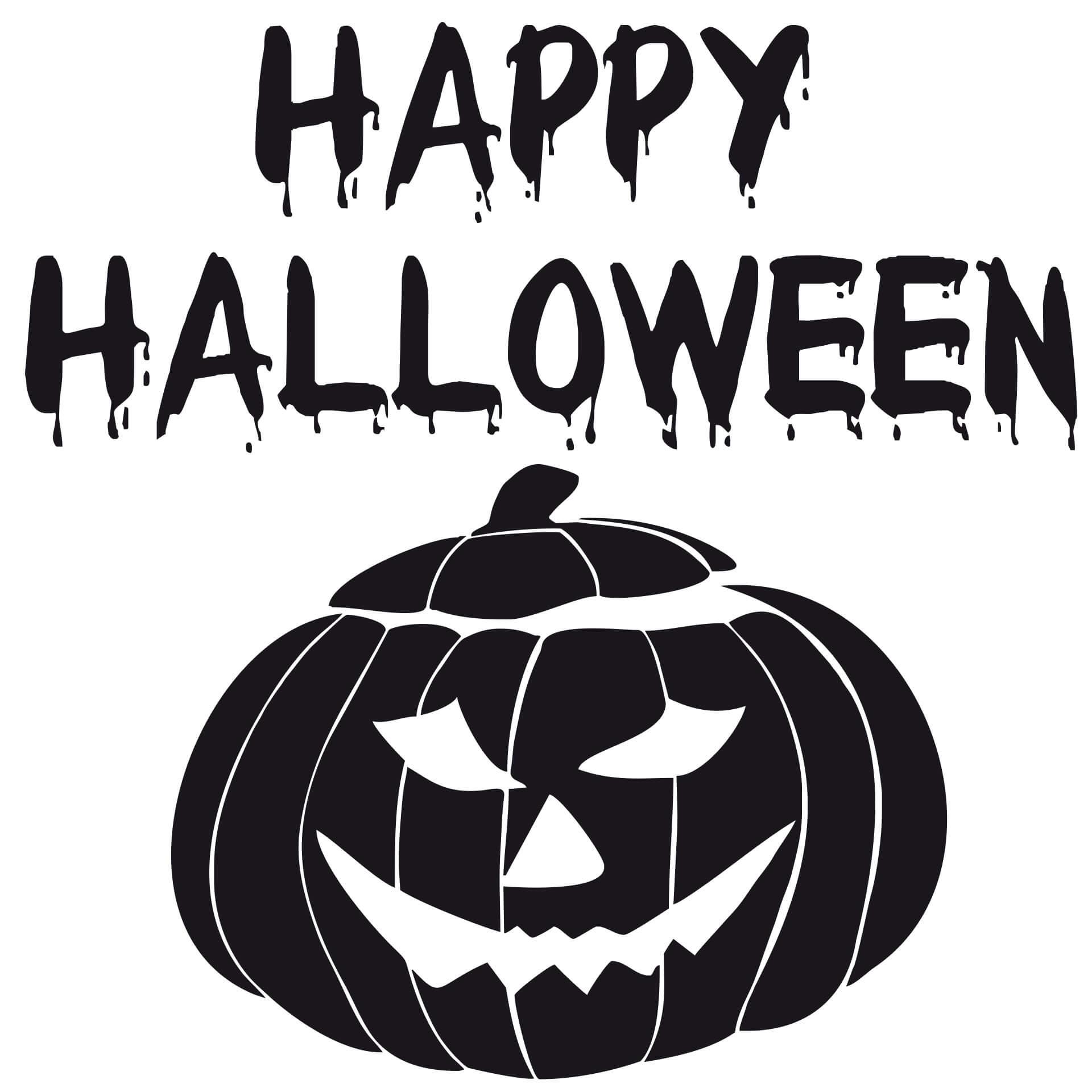Adesivo murale - Happy Halloween