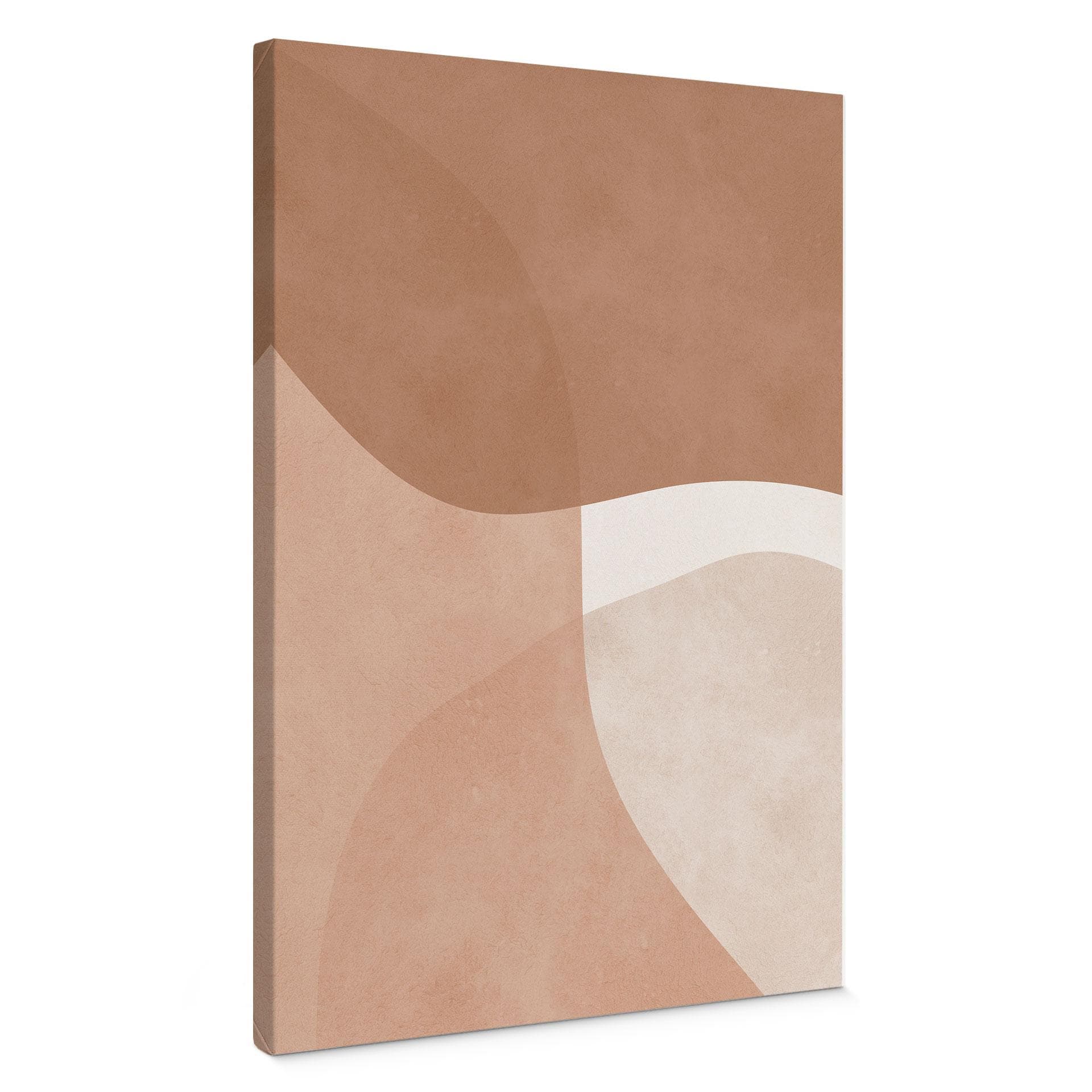 Canvasbillede Boho akvarelformer i brune toner - Costa
