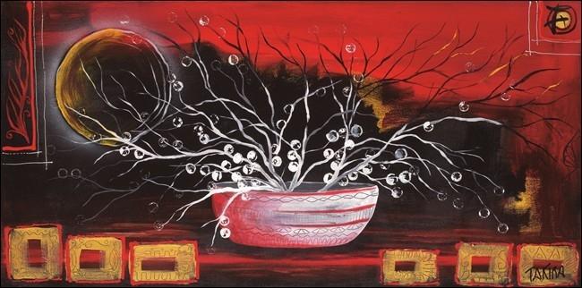 Plakat Rosso oriente kunsttryk, Takira (100 x 50 cm)