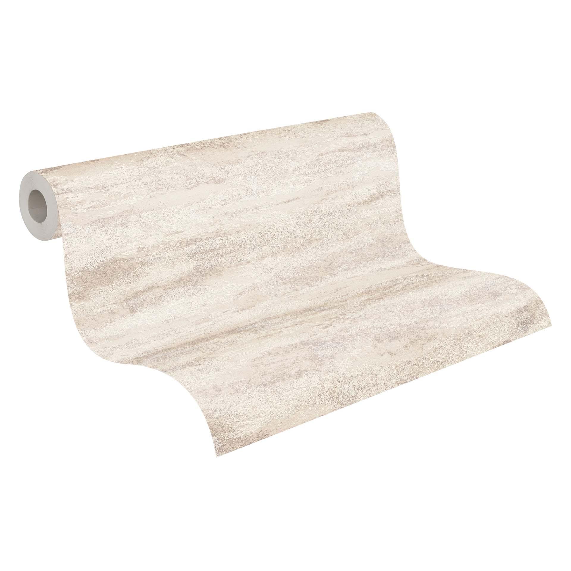 Gipsvezelbehang optiek crème - vliesbehang A.S. Création