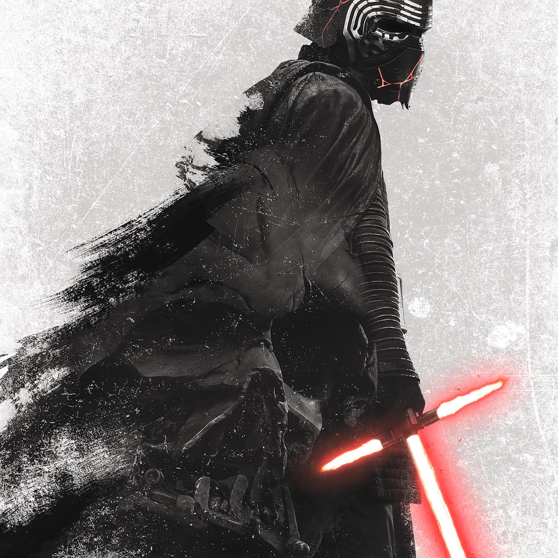 Vlies Fototapete - Star Wars Kylo Vader Shadow - 200 x 280 cm