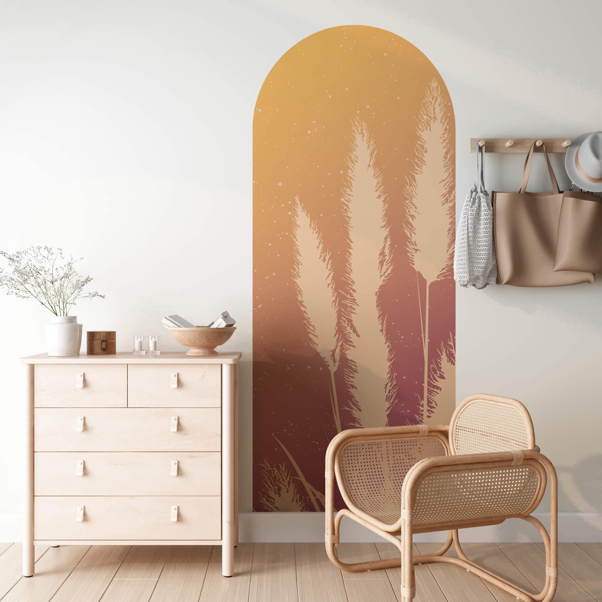Wallsticker Pampas Arch