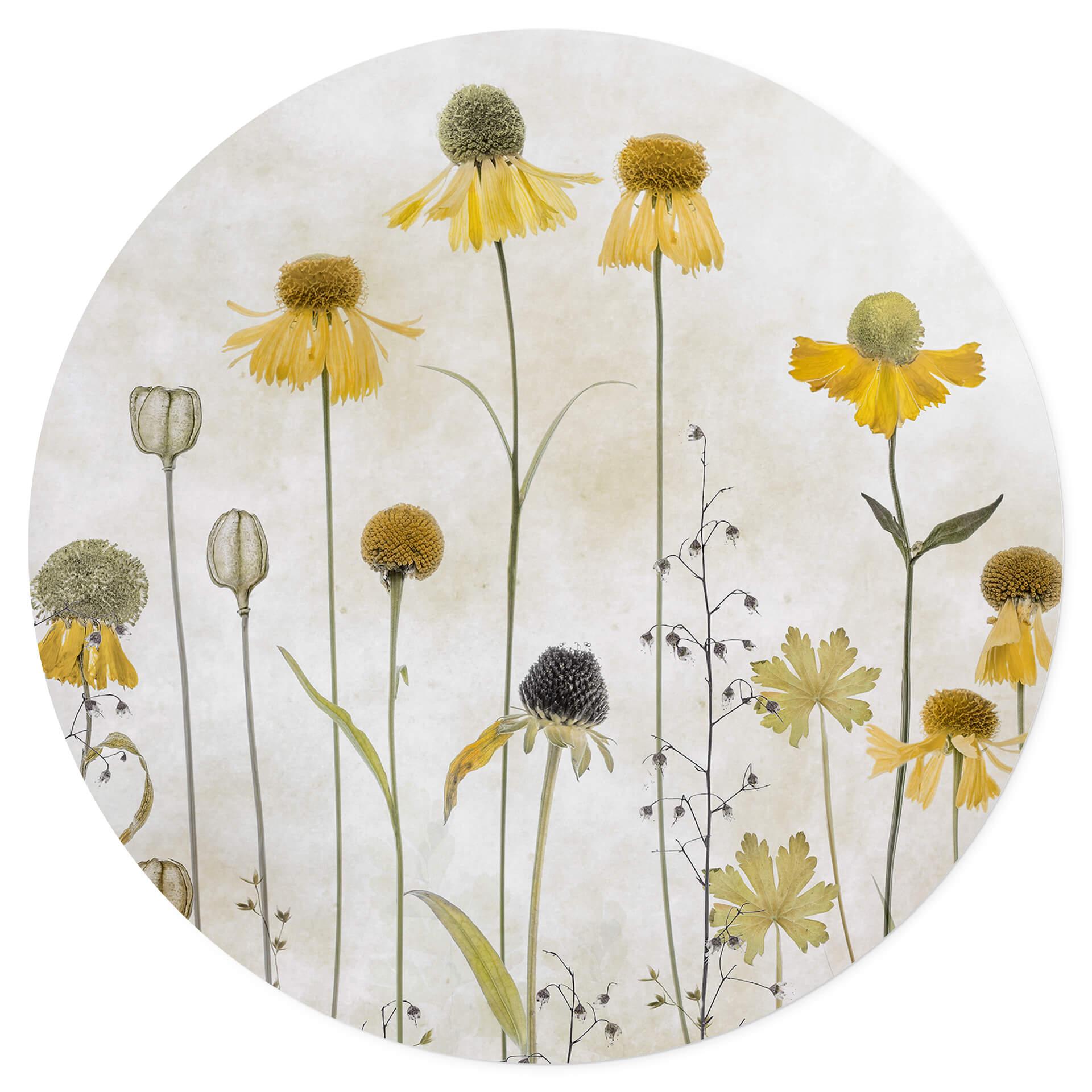 Wallsticker Disher - Summer Flower