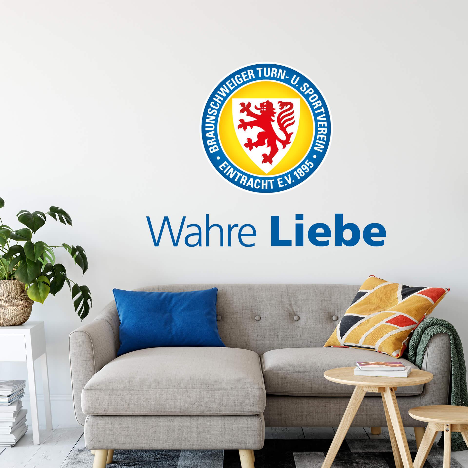 Wandtattoo Eintracht Braunschweig Wahre Liebe