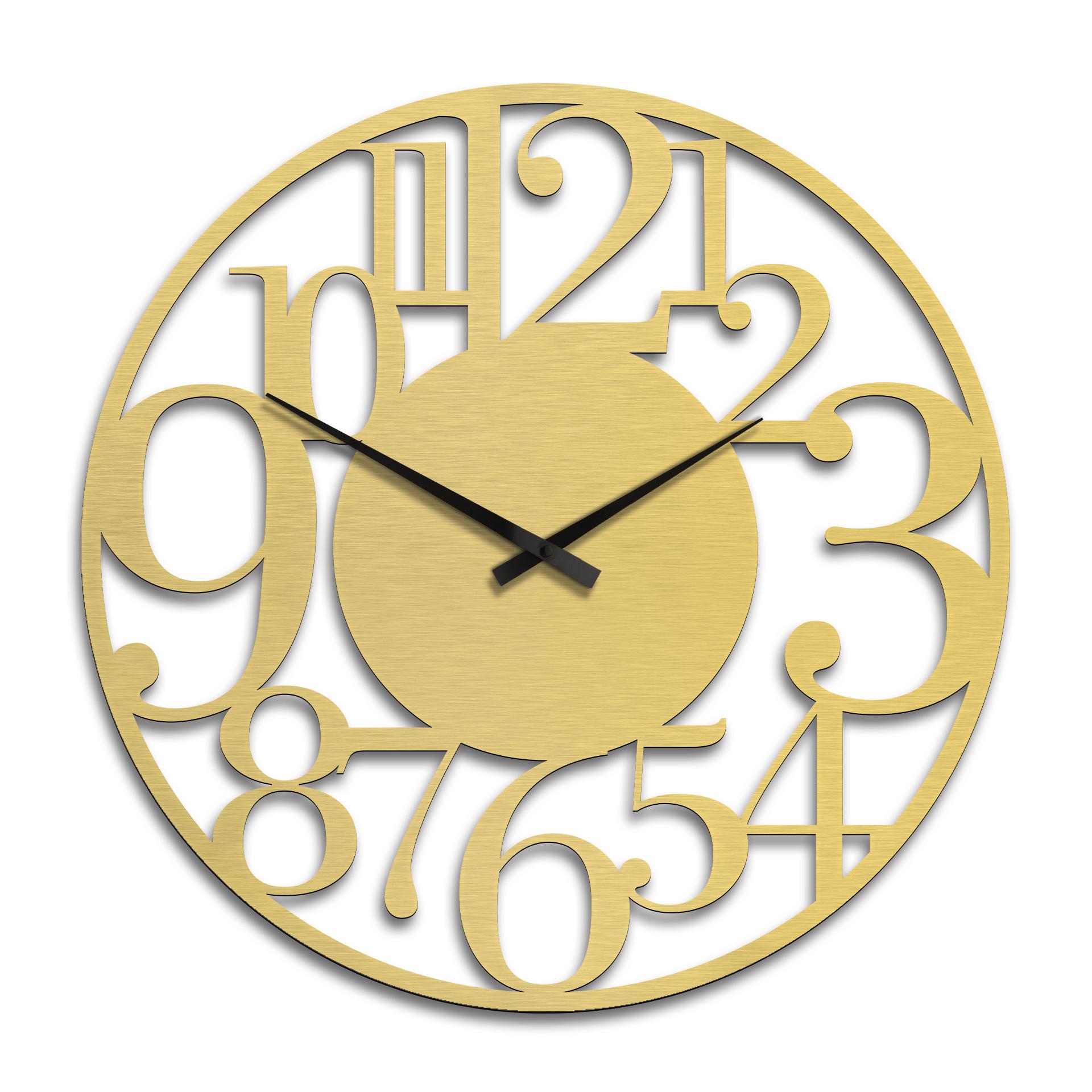 Orologio da parete XXL alu-dibond Ø 70 cm