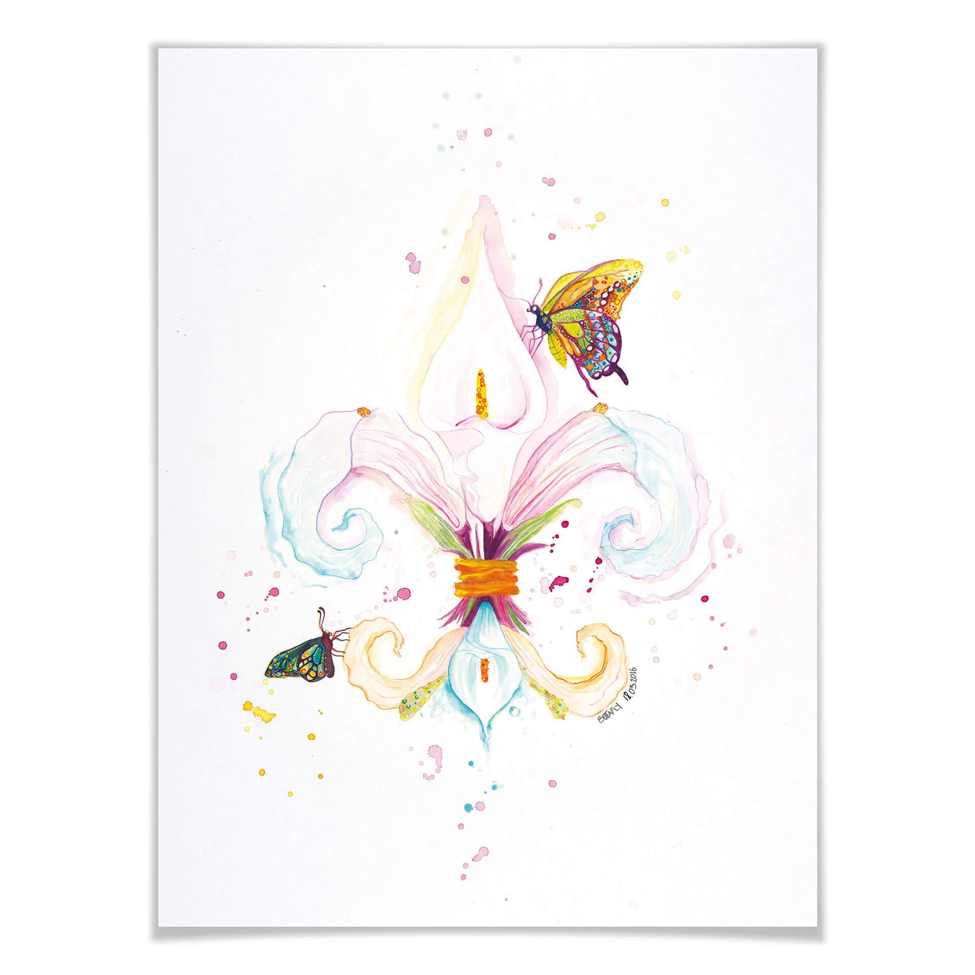 Plakat Buttafly - Fleur de Lil