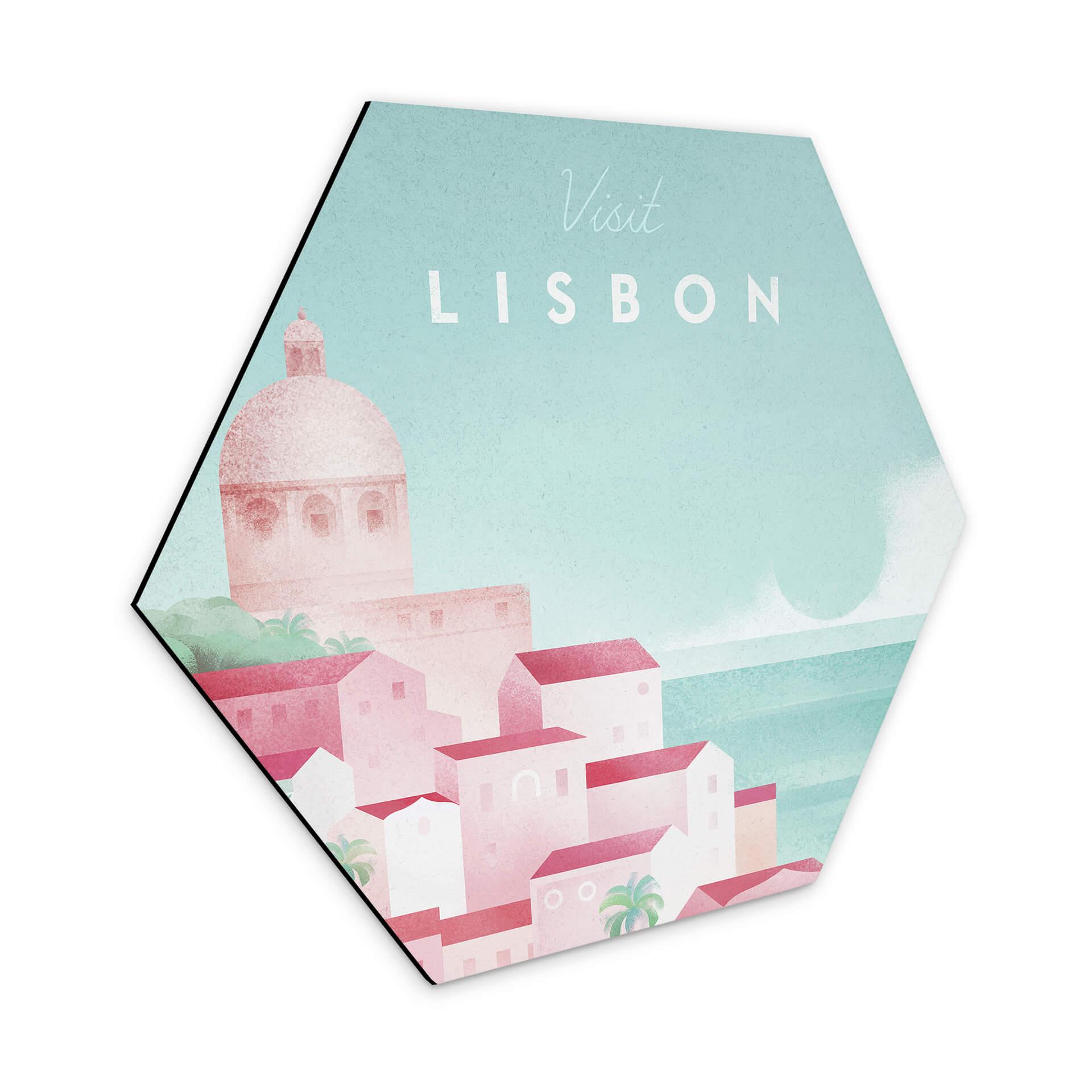 Hexagone - alu-Dibond Rivers - Lisbonne