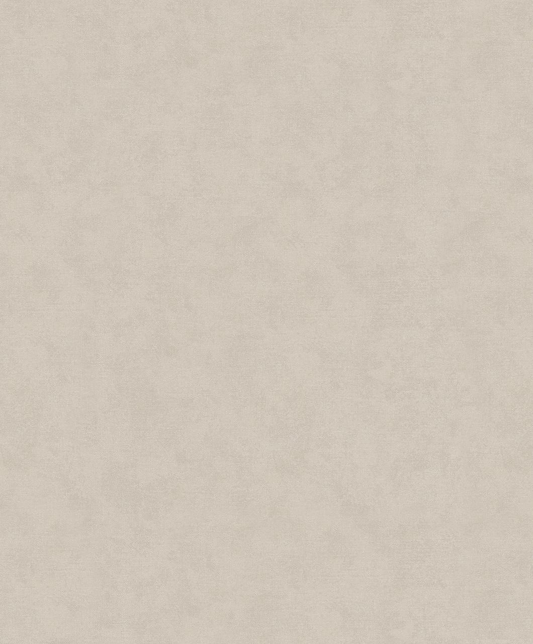 Non-woven tapet med et moderne monokromt look og tekstur i beige ensfarvet