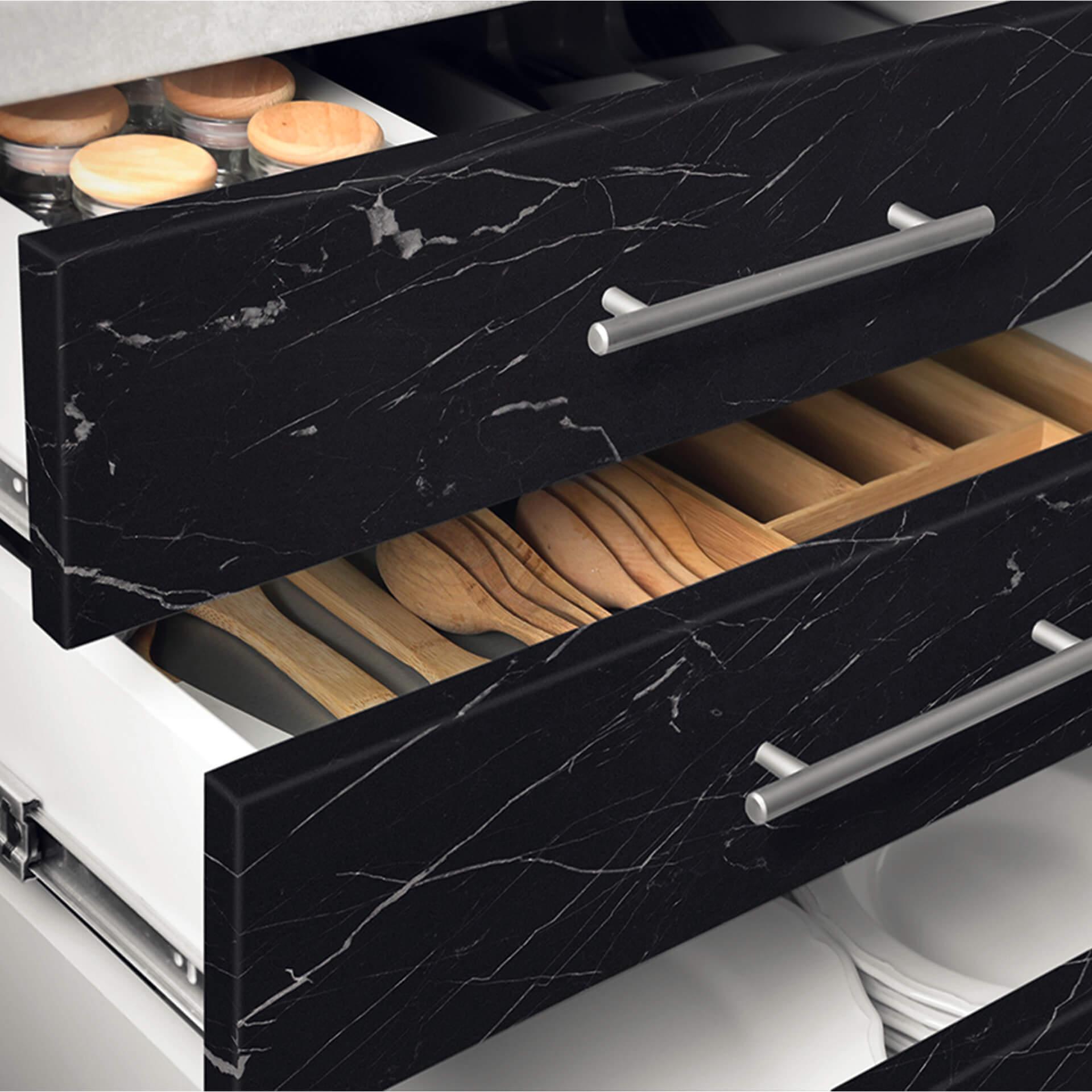 vinilo adhesivo muebles, Salpicadero de cocina, Vinilo adhesivo baño, Azulejos adhesivos, blanco y n