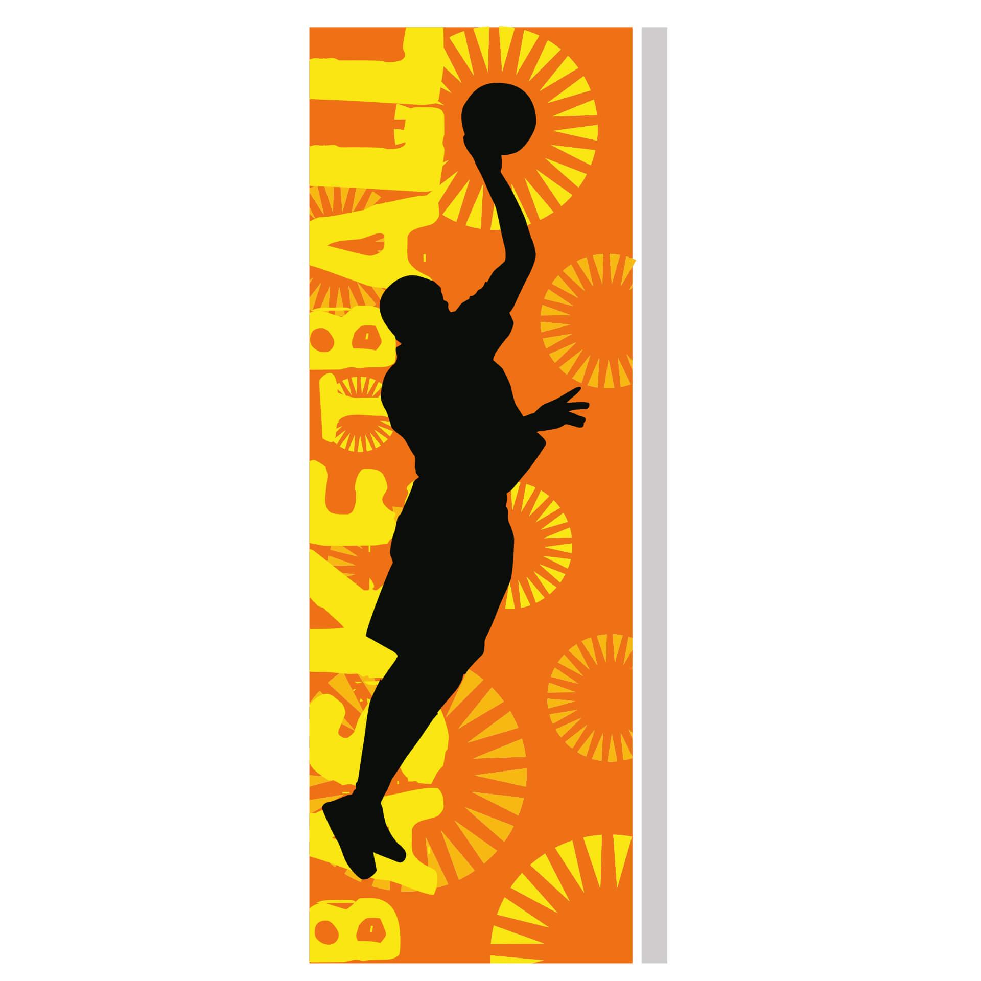 Wallsticker Basketball Stribe