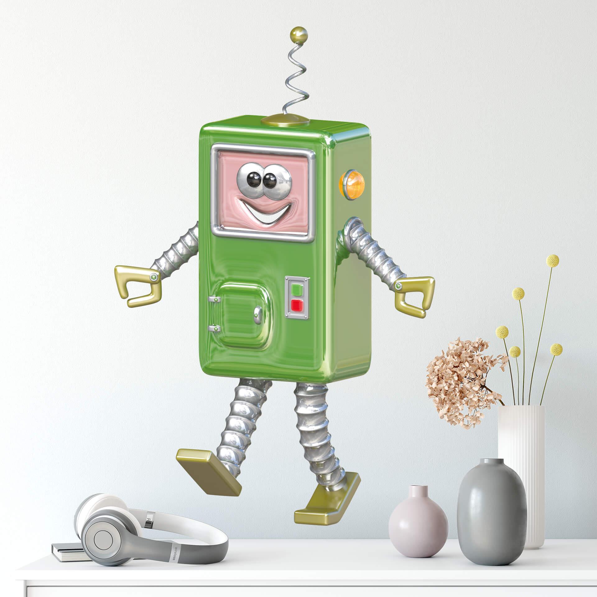 Sticker mural - Michel Agullo - Robot Kone