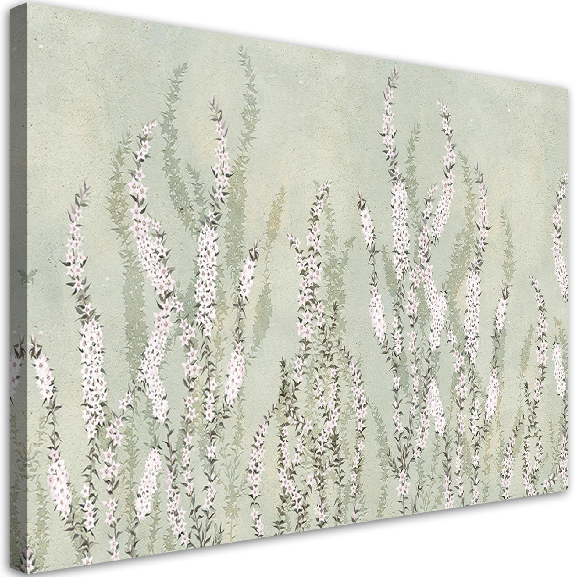 Canvasbillede, Boho blomsterplanter
