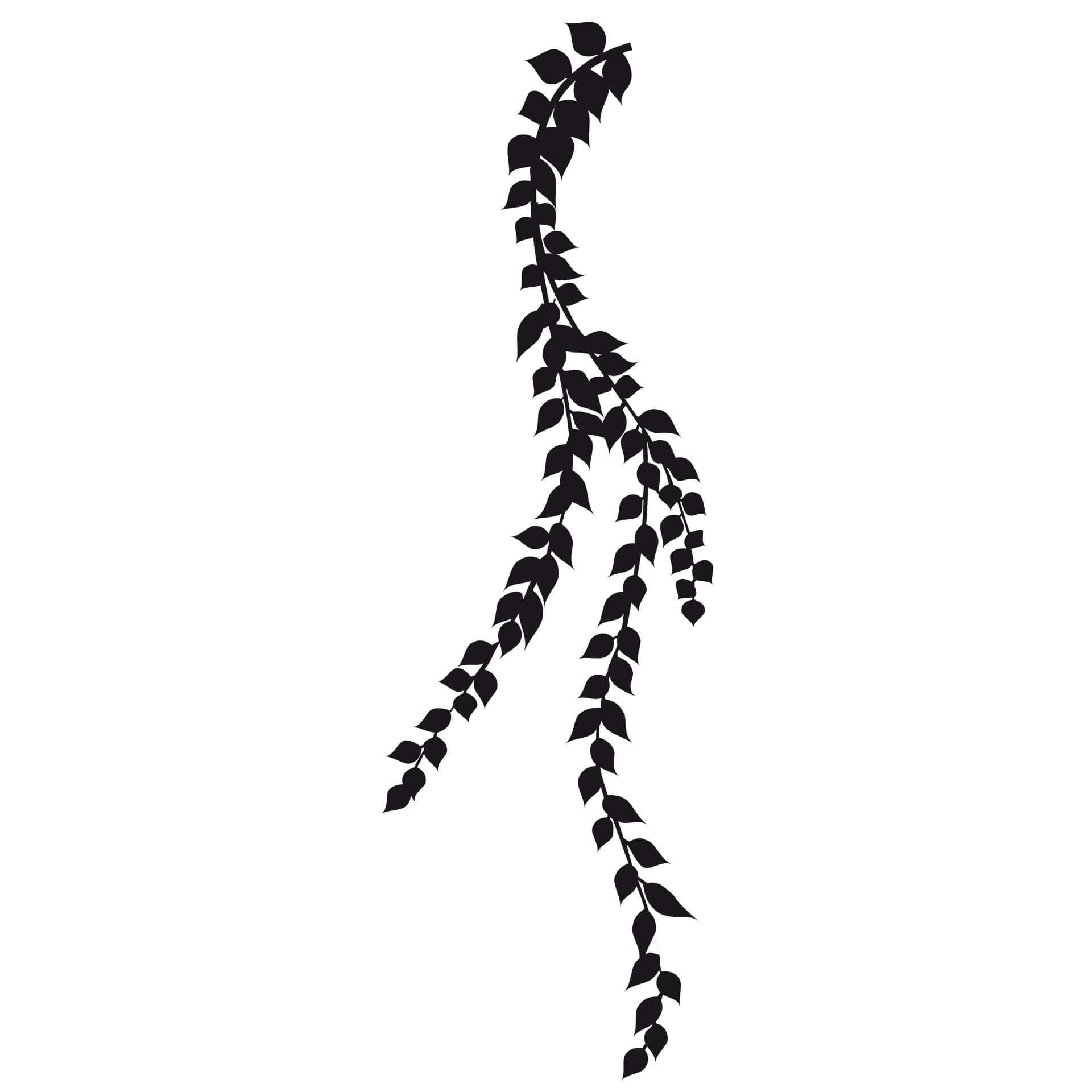 Muursticker Hangplant