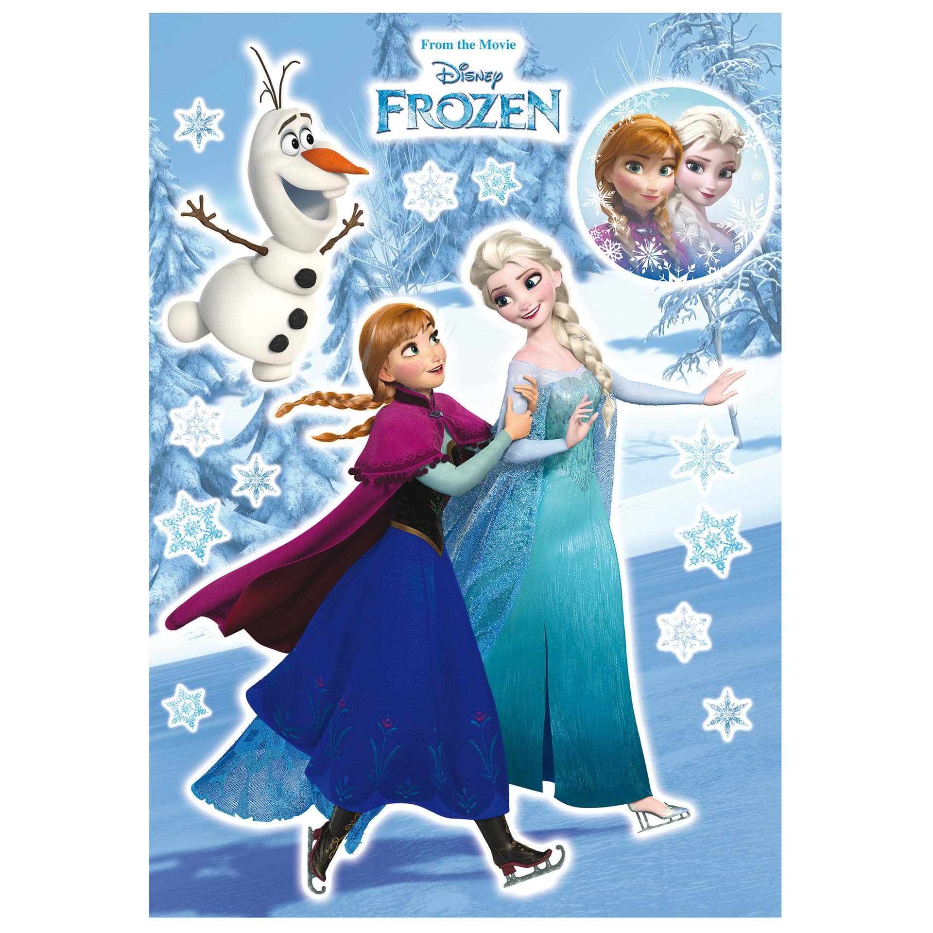 Adesivo Frozen – Anna ed Elsa