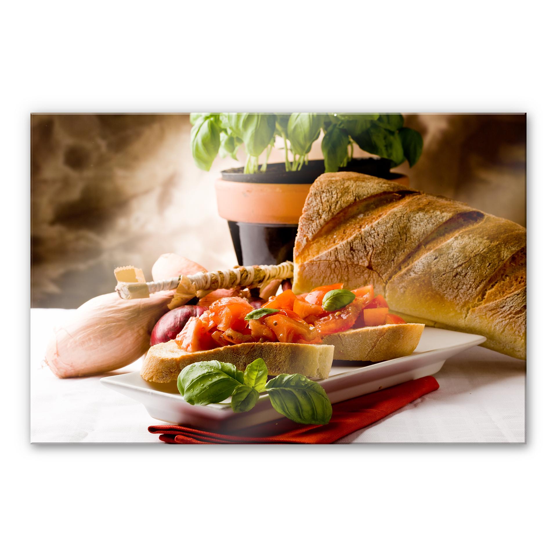 Akrylbillede Bruschetta ala Italien