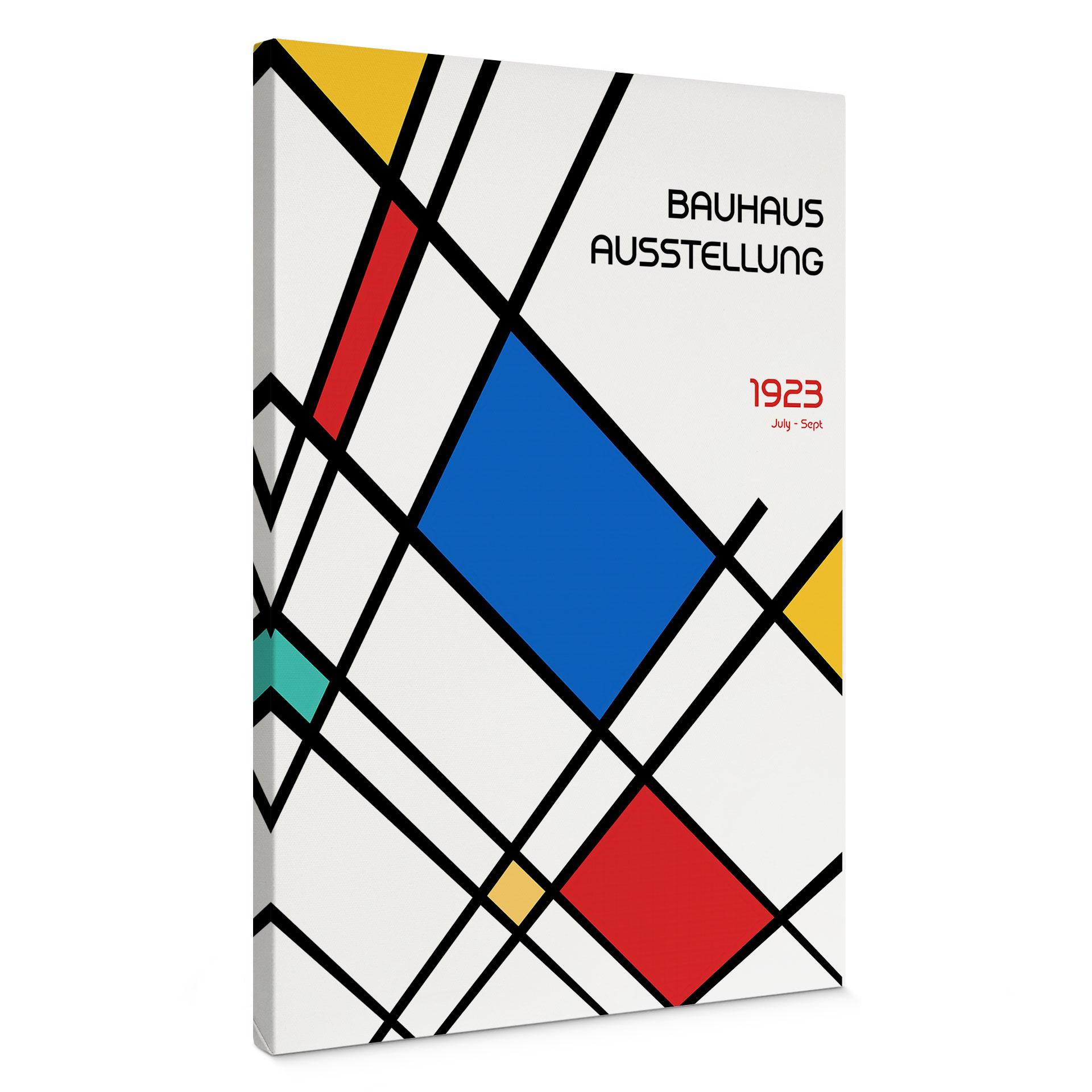 Canvasbillede Retro Bauhaus-udstilling 1923 - Retrodrome