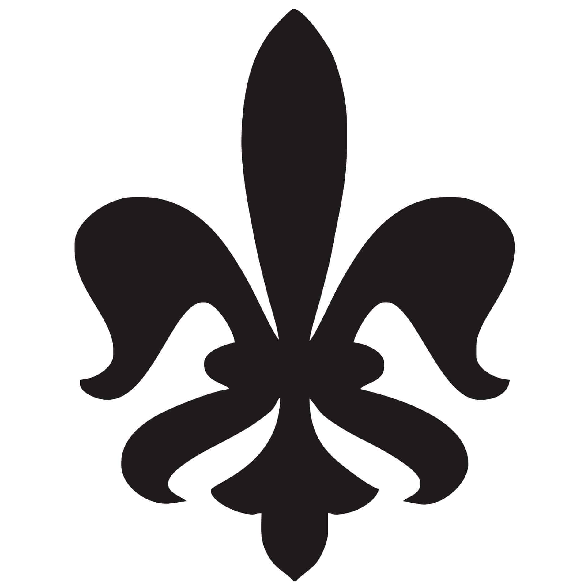 Wandtattoo Lilien-Muster 3