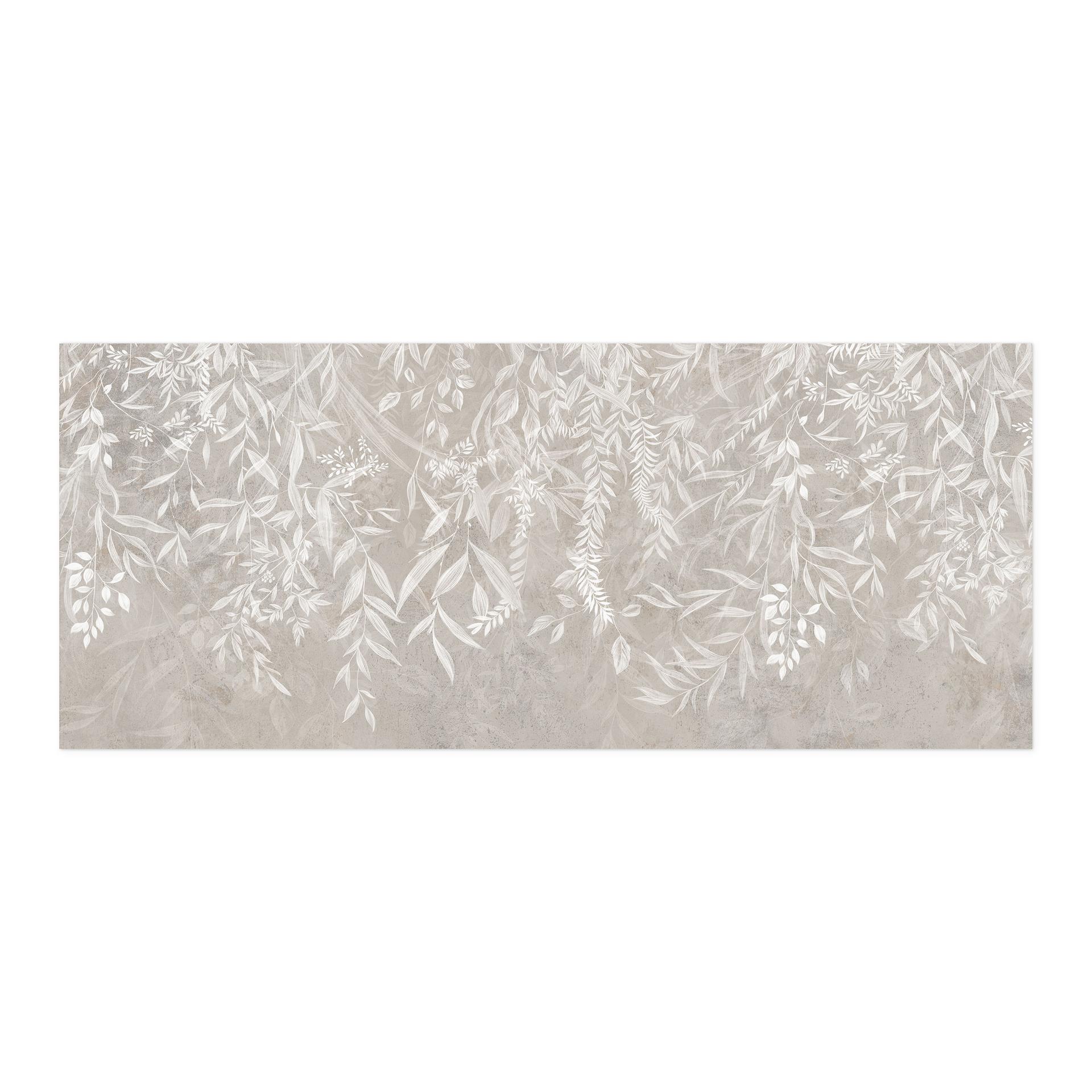 Selbstklebende Küchenrückwand Elegante Weidenzweige in Beige - Ms Tiff
