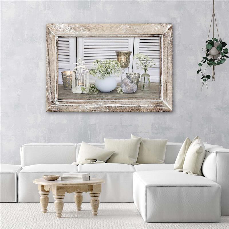 Canvasbillede, stilleben Shabby Chic