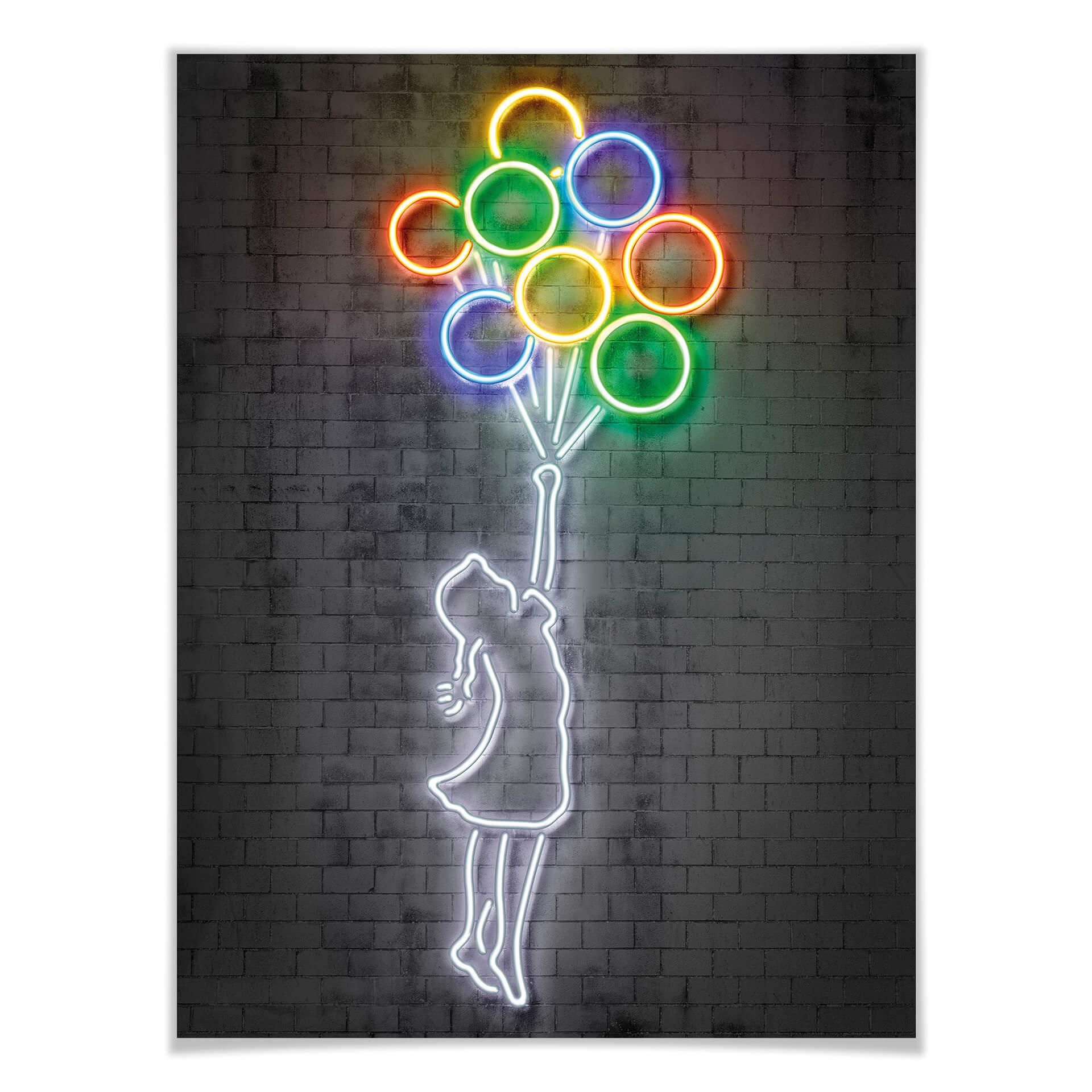 Plakat Mielu - Latające balony