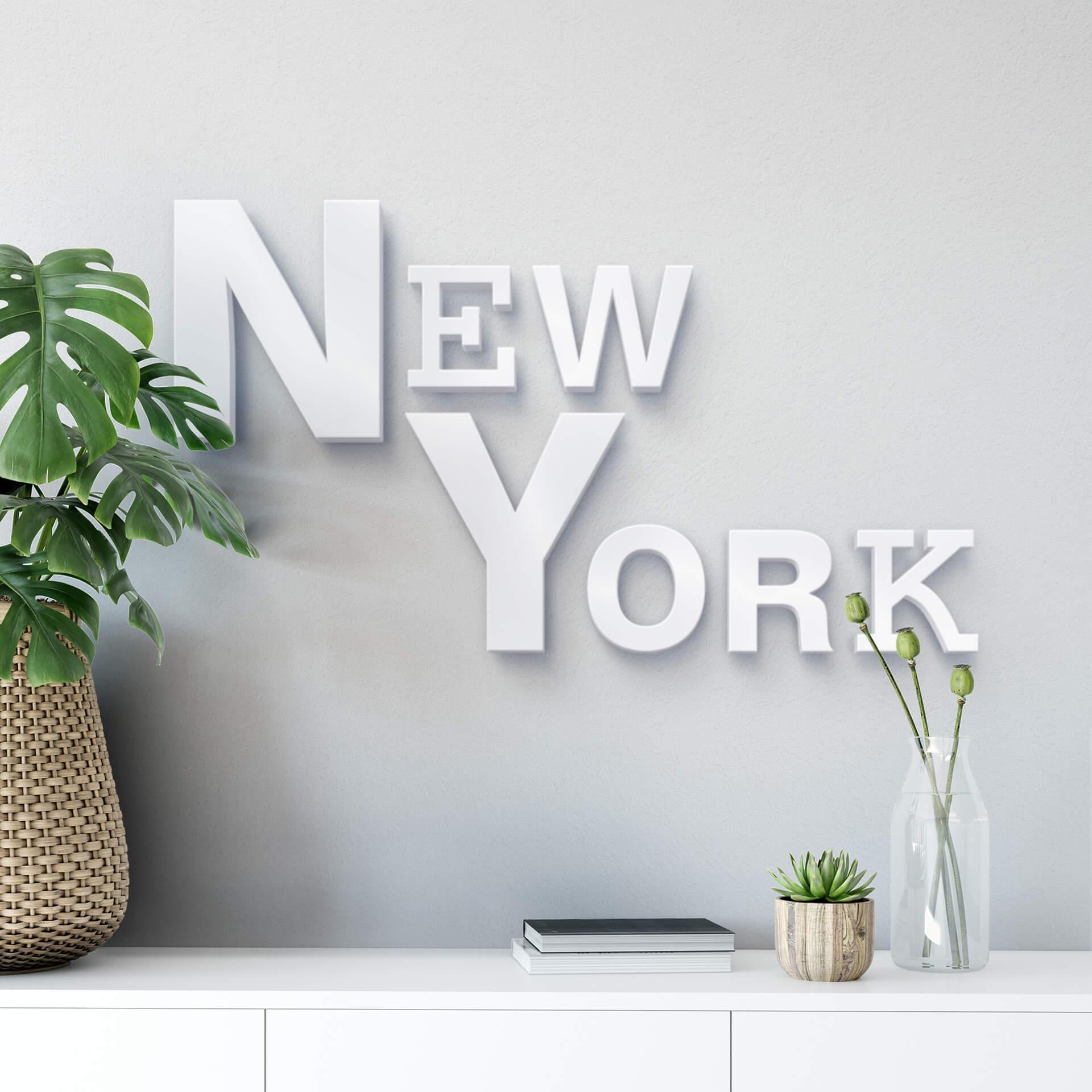 3D New York mixed