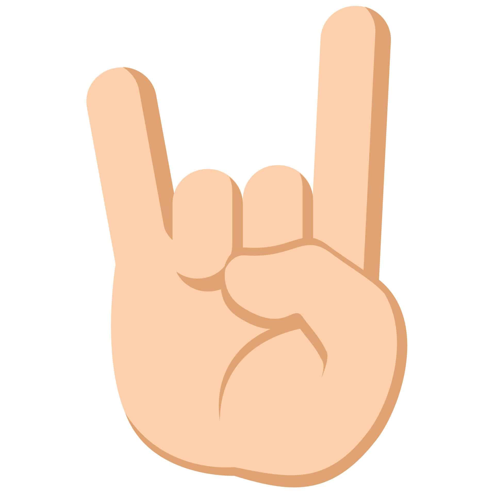 Wandtattoo Emoji Let's Rock